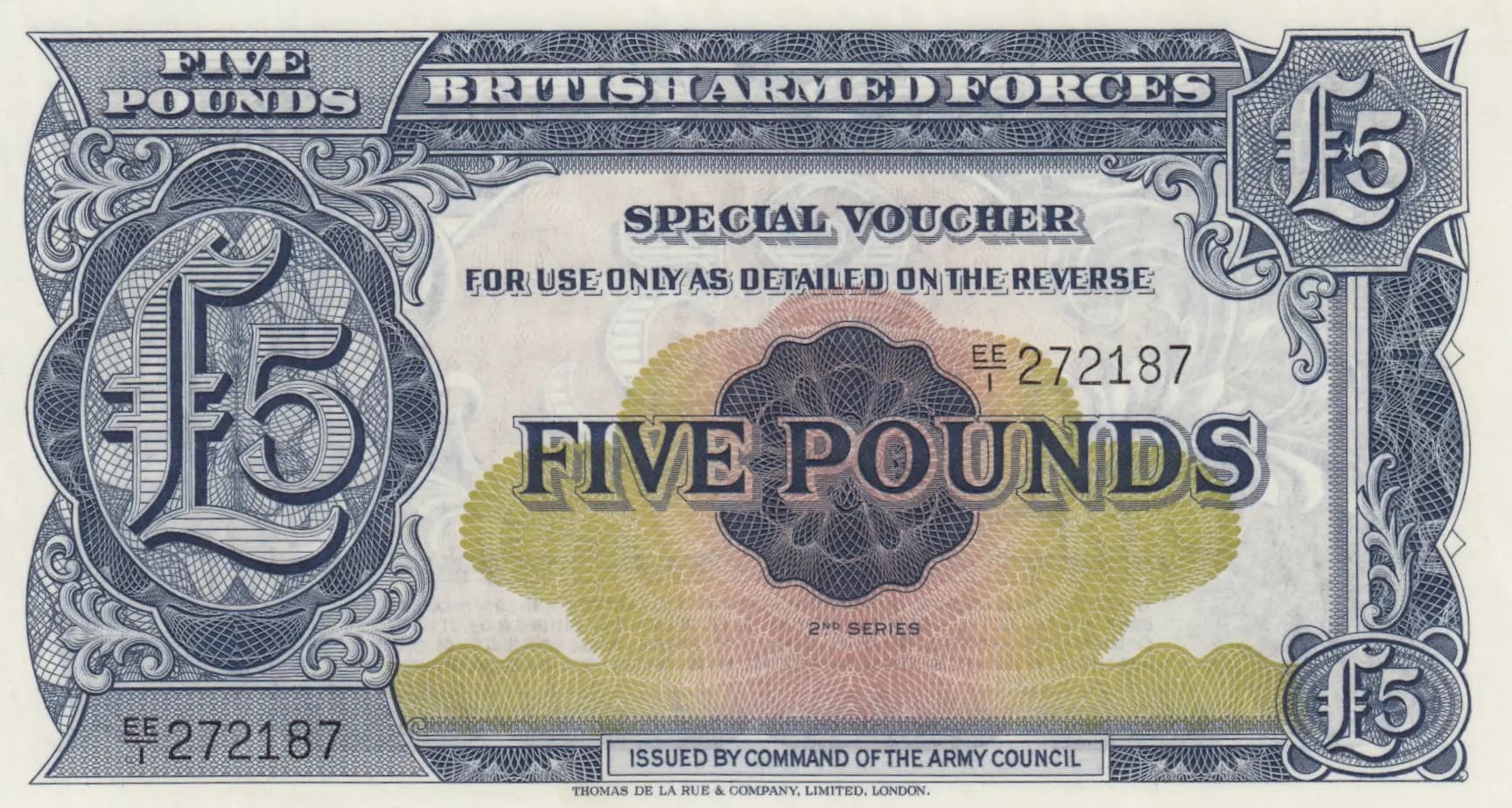 5 pounds 1948 from Great Britain, P-M23