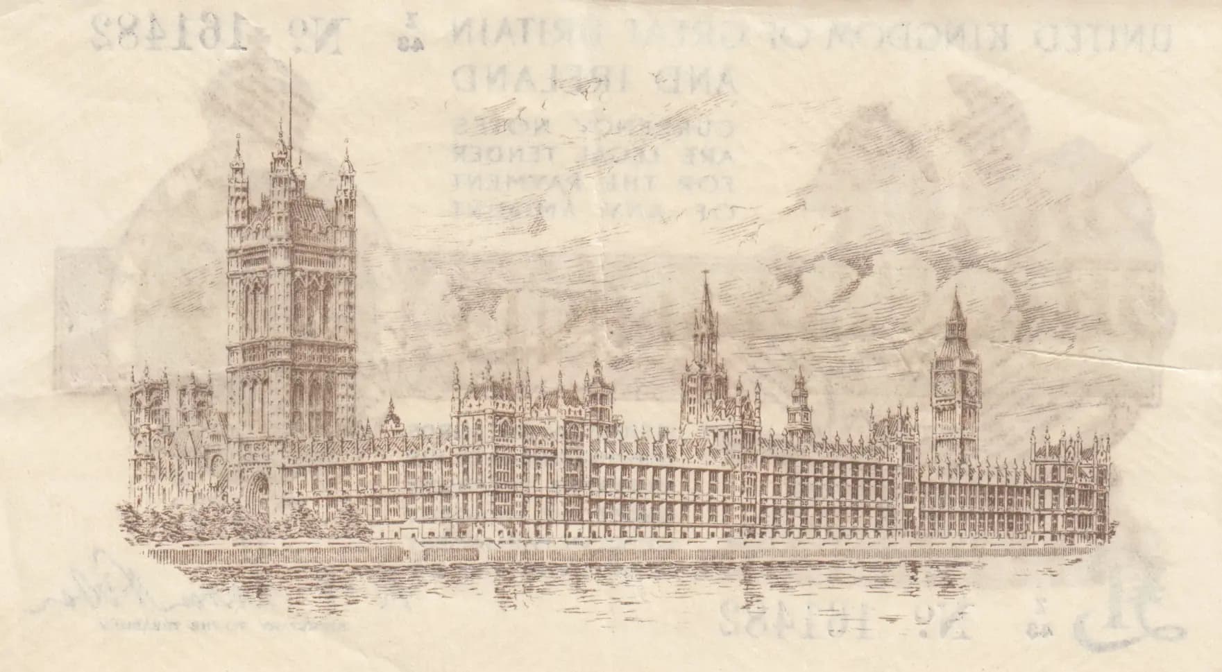 1 pound 1919 from Great Britain, P-357 (1919) — image 2