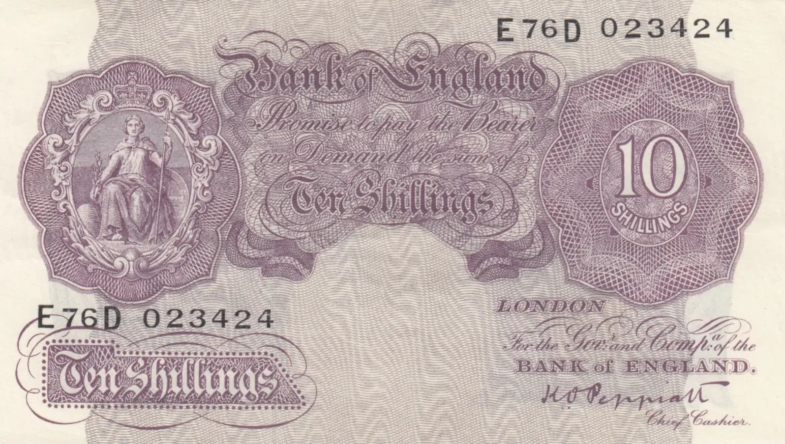 10 shillings 1940 from Great Britain, P-366 (1940) — image 1