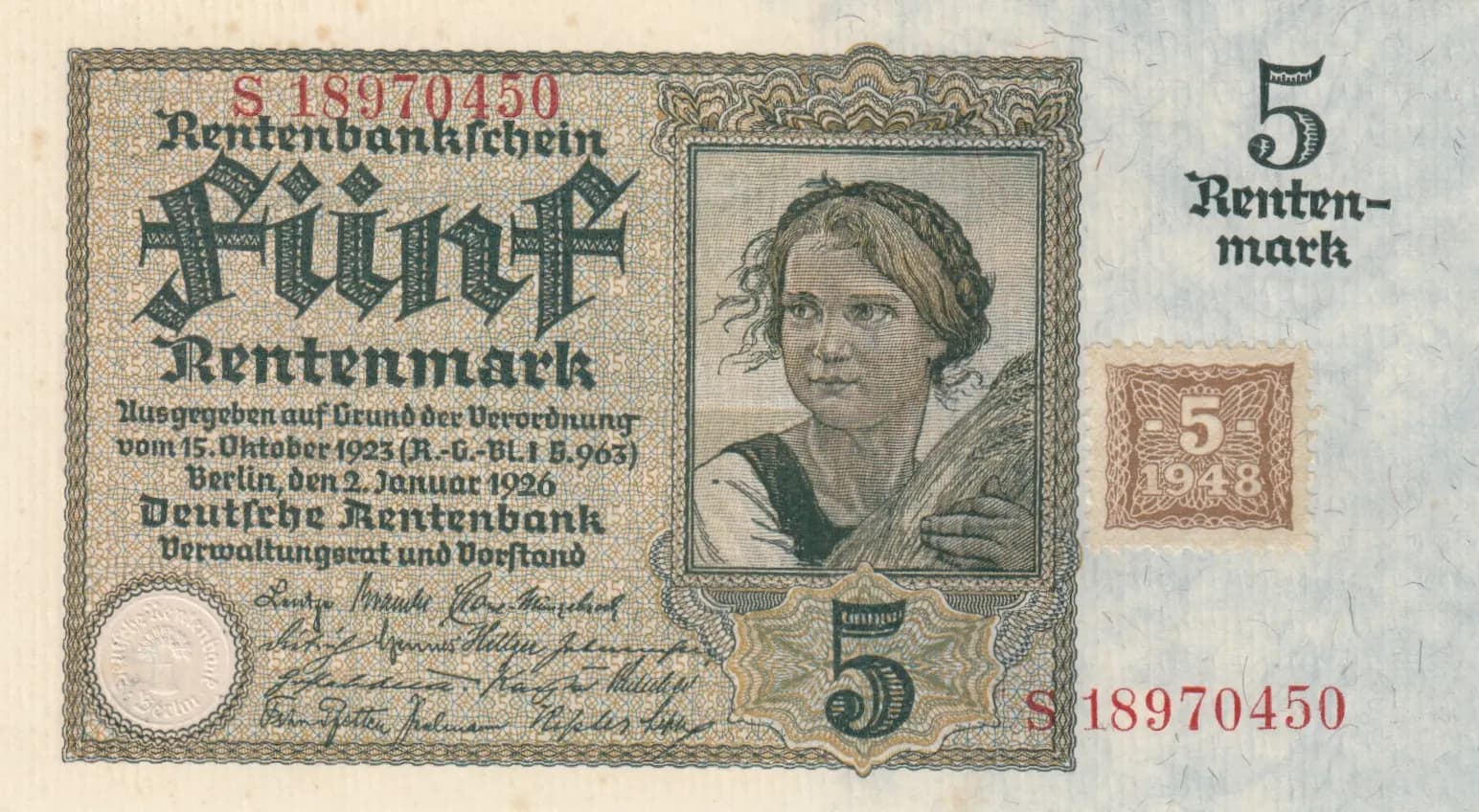 2 mark 1948 from Germany, Democratic Republic, P-2A (1948) — image 1