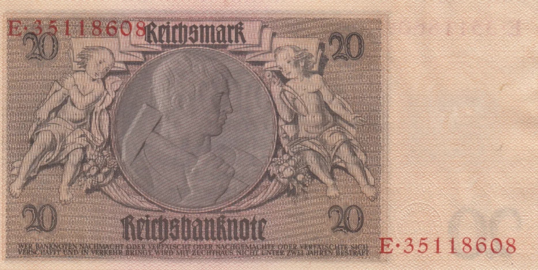 20 mark 1948 from Germany, Democratic Republic, P-5a (1948) — image 2