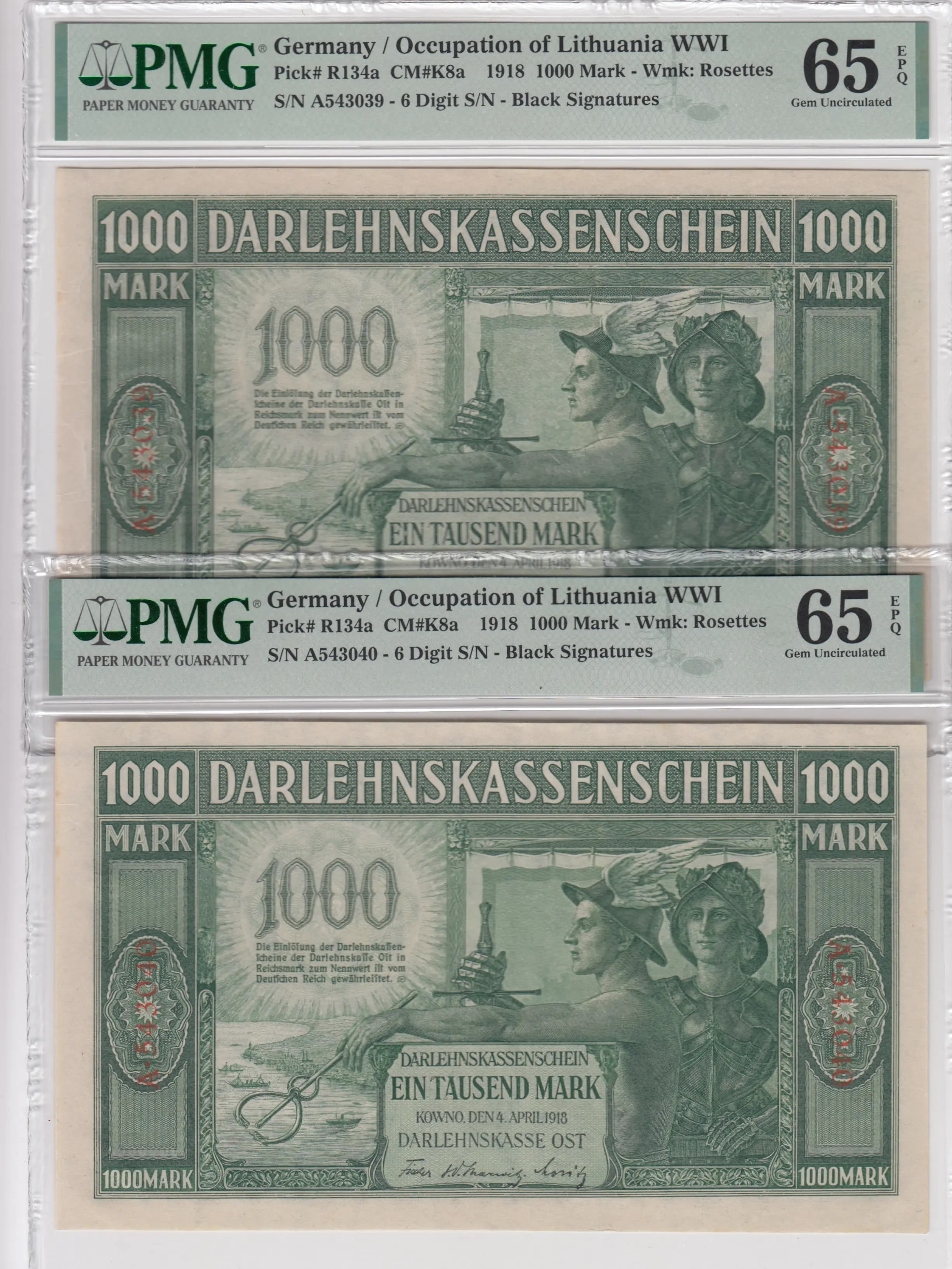 1000 mark 1918 from Germany, P-R134a (1918) — image 1