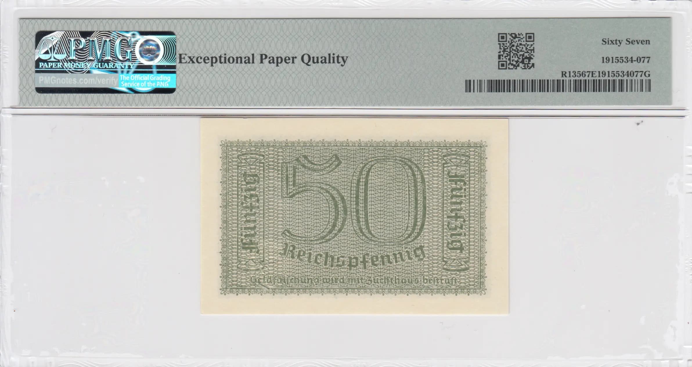 50 reichspfennig 1940 from Germany , P-R135 (1940) — image 2