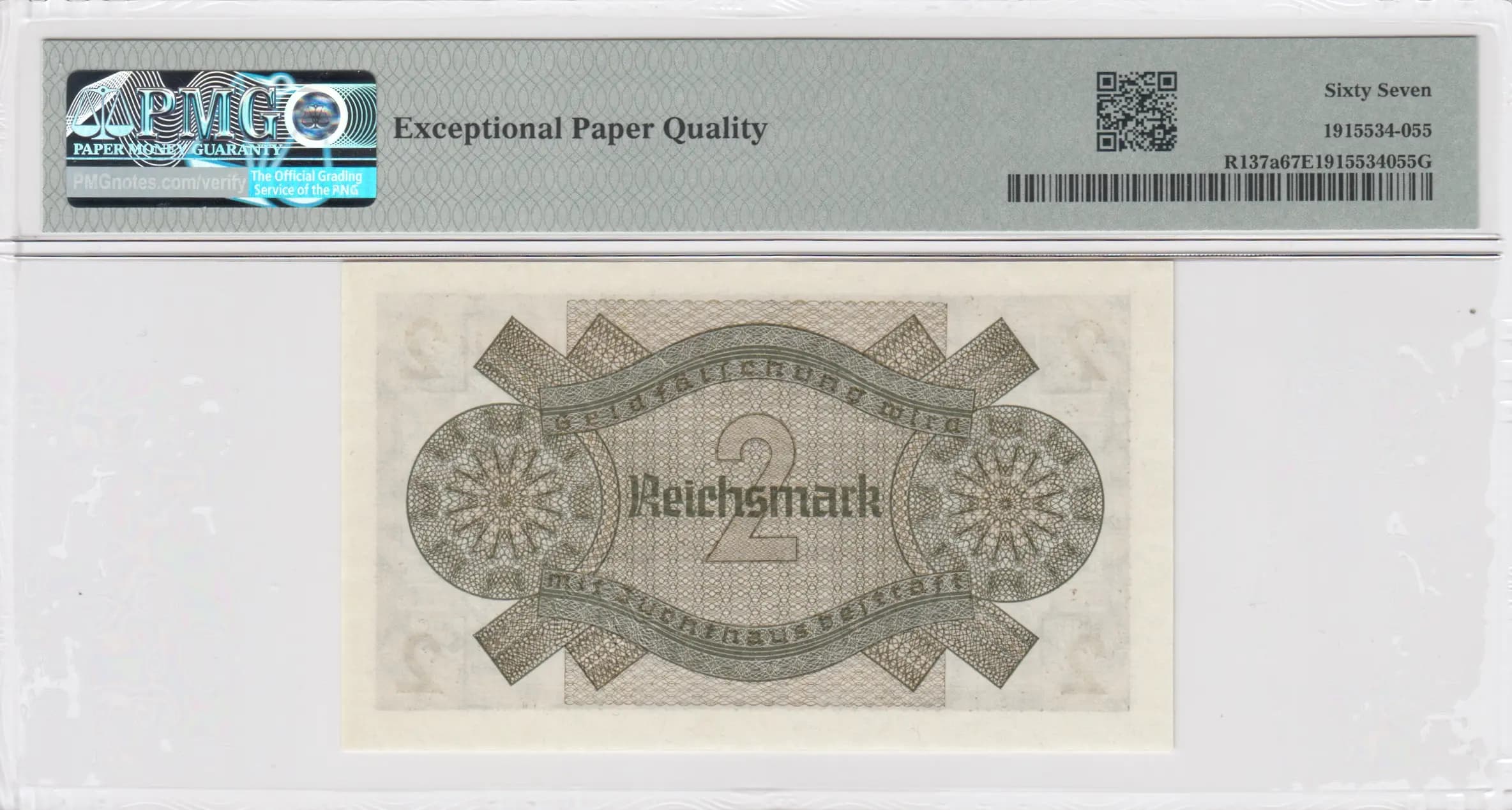 2 reichsmark 1940 from Germany, P-R137a (1940) — image 2