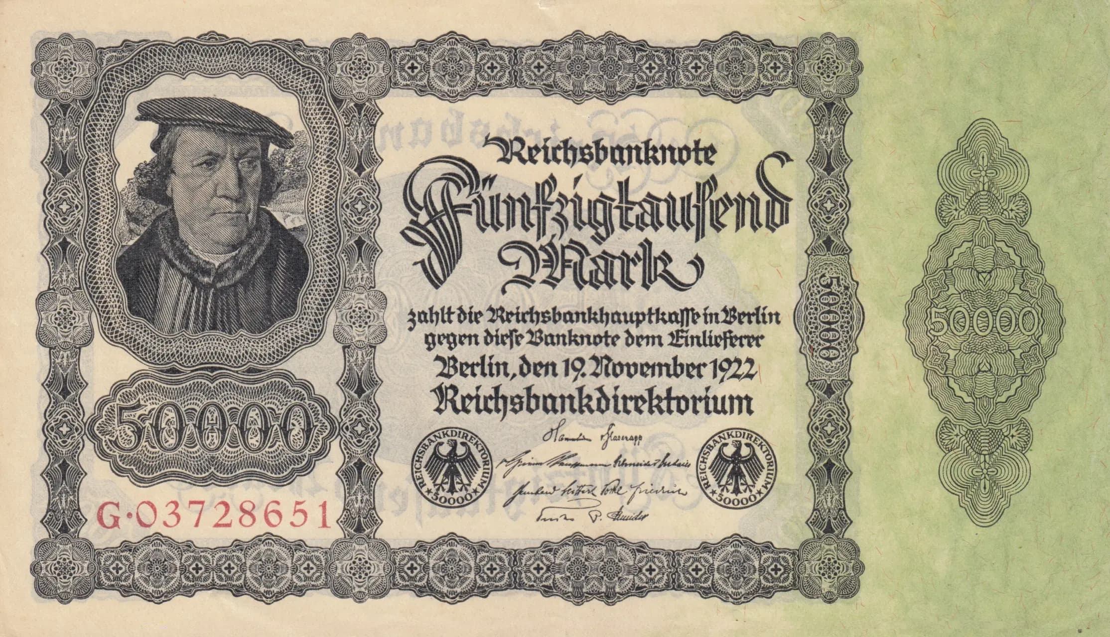 50 000 mark 1922 from Germany , P-79