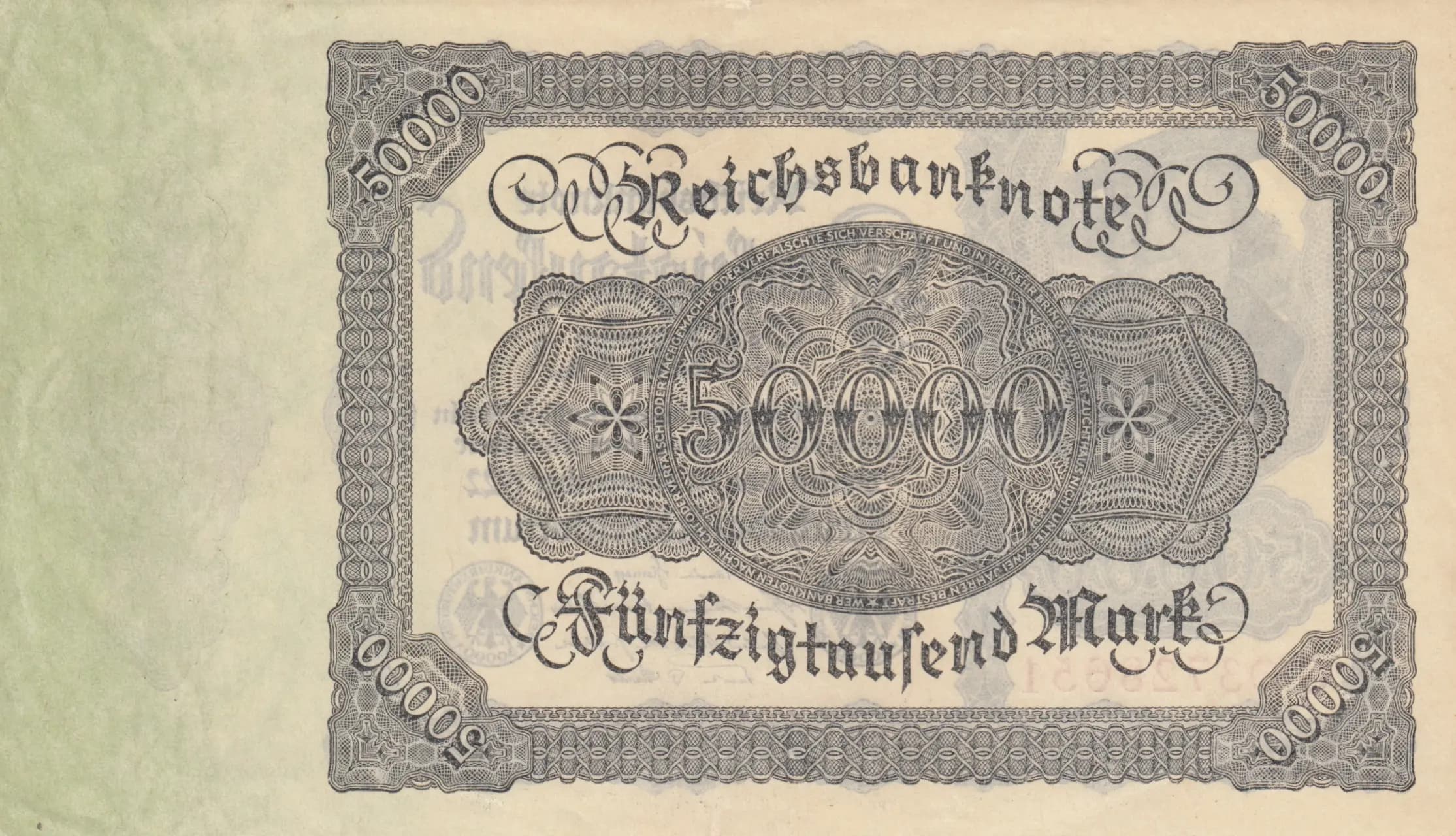 50 000 mark 1922 from Germany , P-79 (1922) — image 2