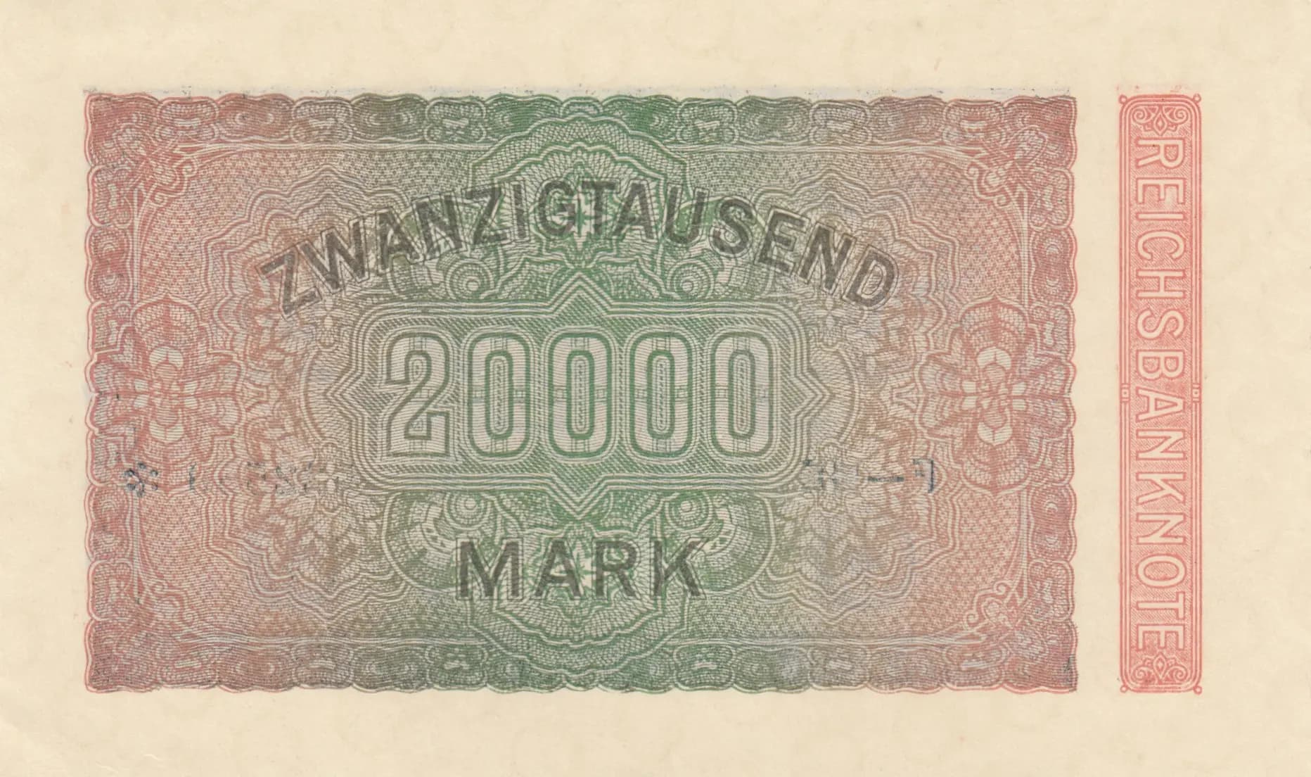 20 000 mark 1923 from Germany , P-85a (1923) — image 2