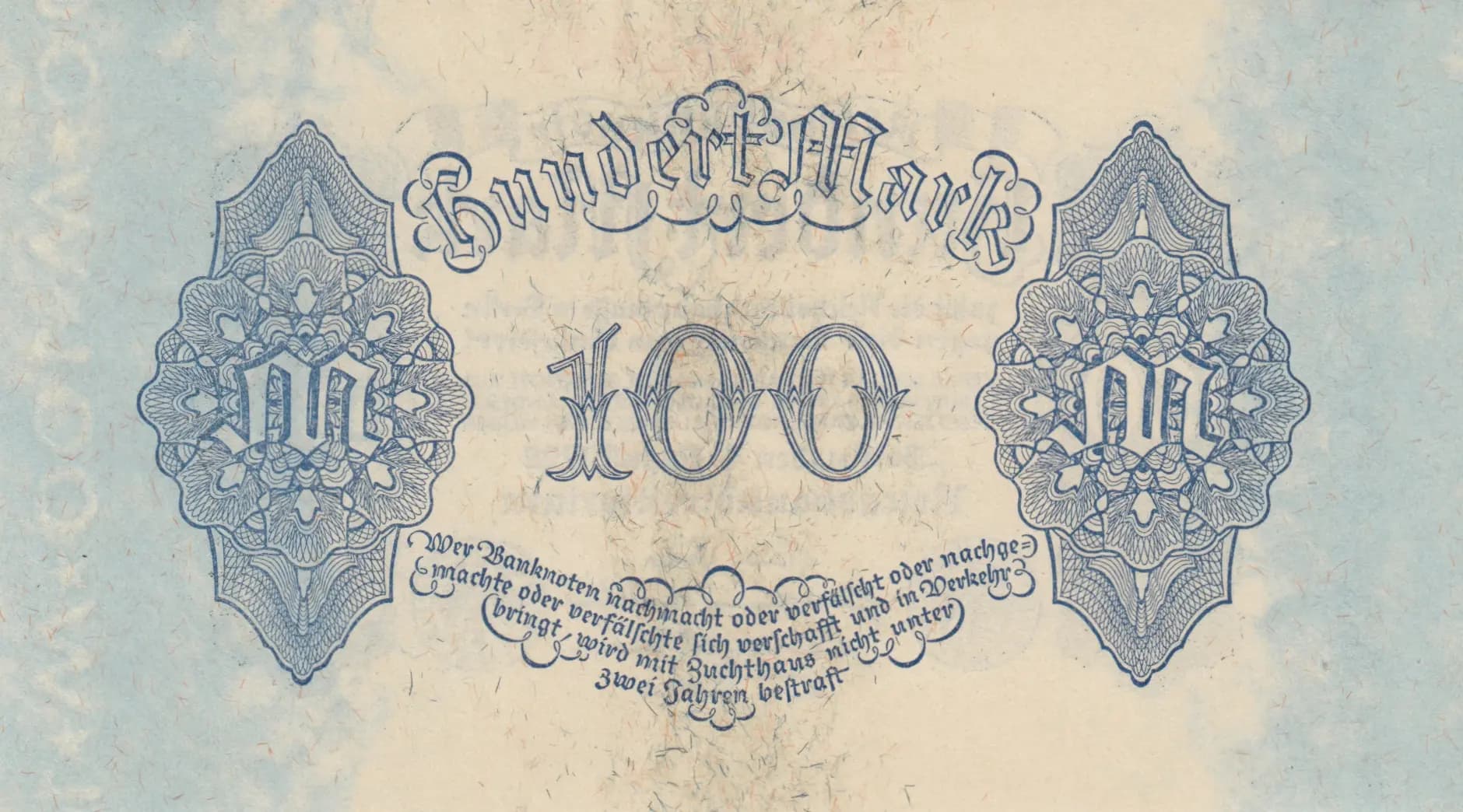 100 mark 1922 from Germany , P-75 (1922) — image 2