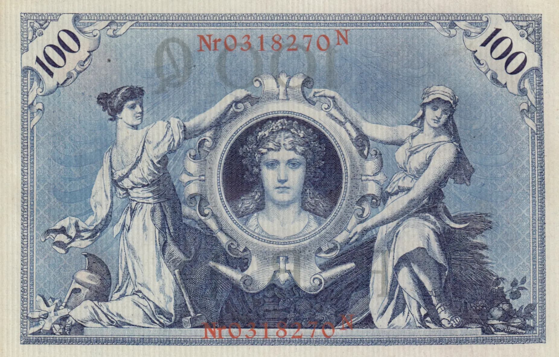 100 mark 1908 from Germany , P-33a (1908) — image 2