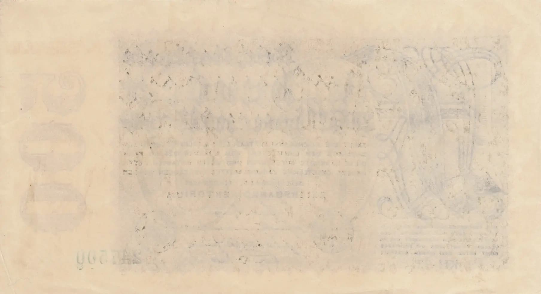 500 000 000 mark 1923 from Germany , P-110f (1923) — image 2