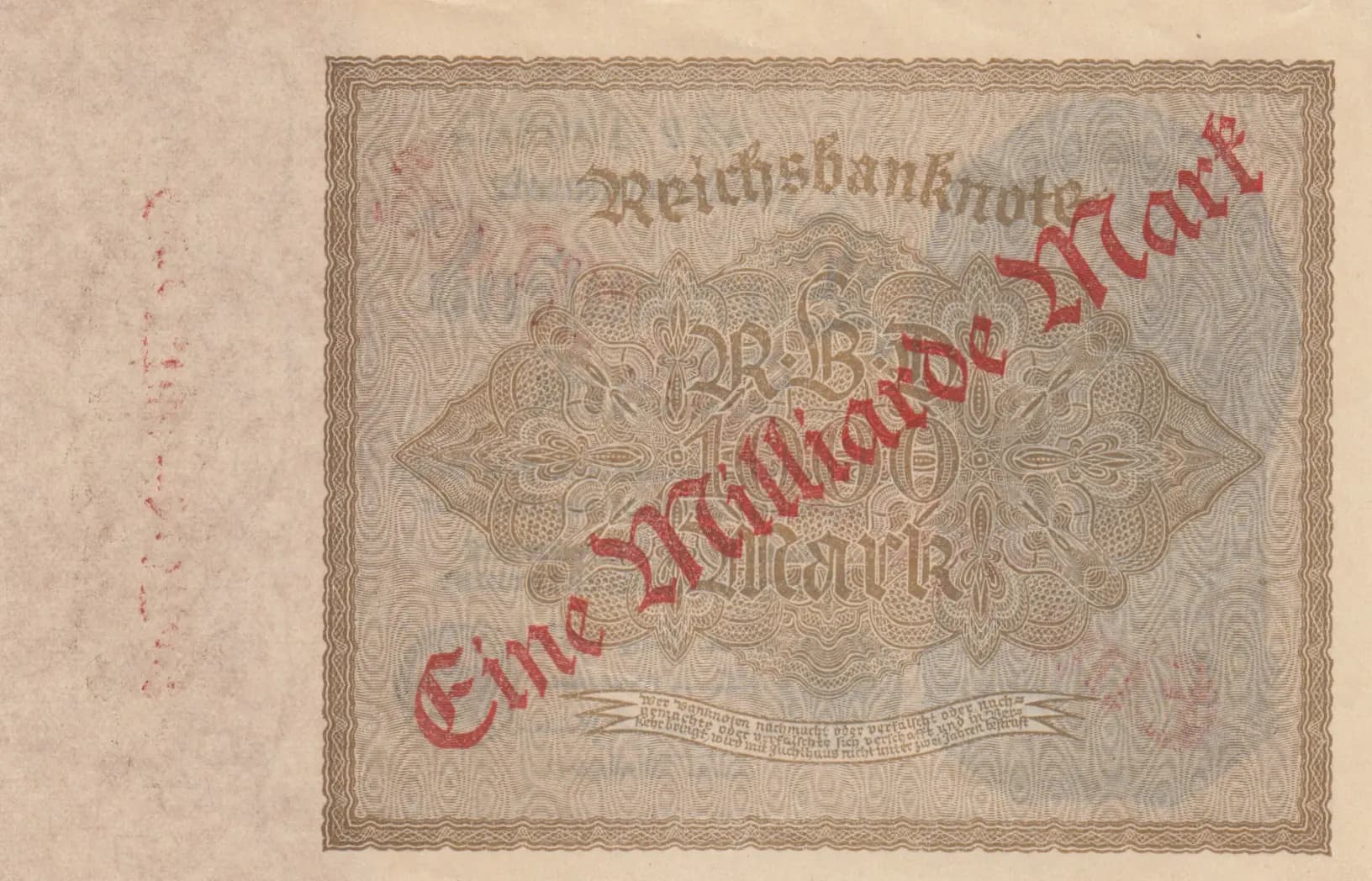 1 000 000 000 mark 1923 from Germany , P-113c (1923) — image 2