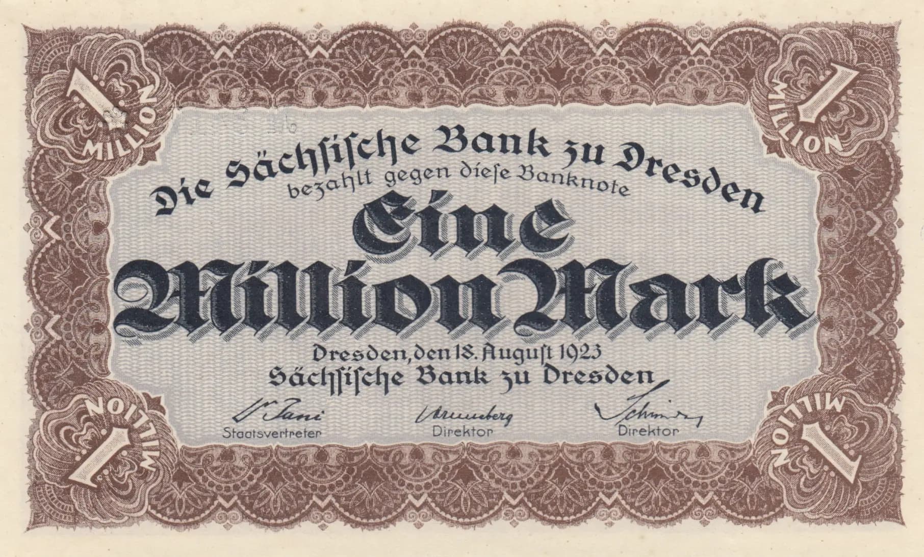 1 000 000 mark 1923 from Germany, P-S962