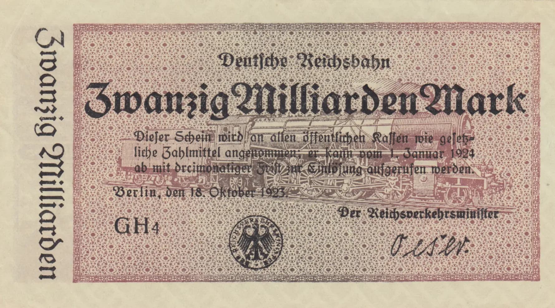 20 000 000 mark 1923 from Germany, P-S1022 (1923) — image 1