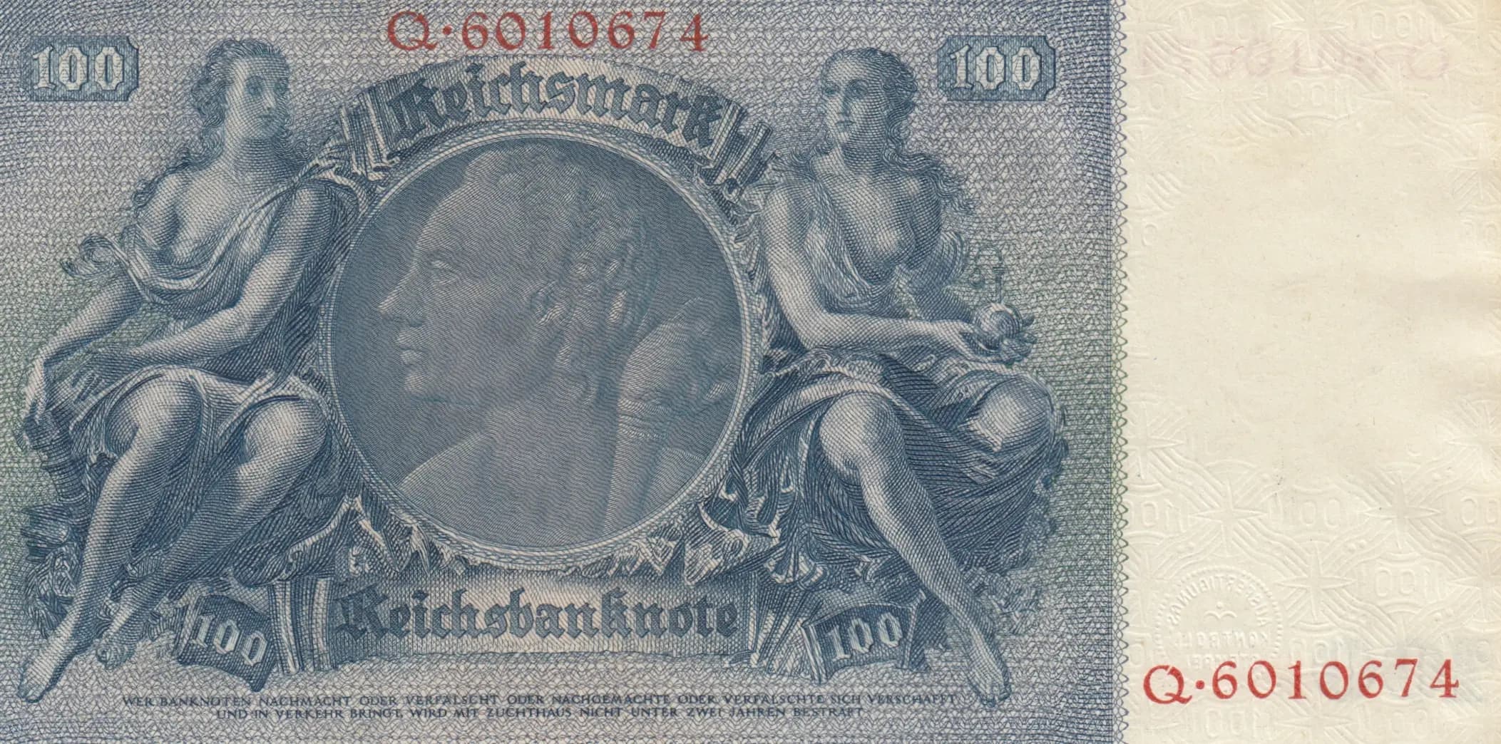 100 reichsmark 1935 from Germany, P-183a (1935) — image 2