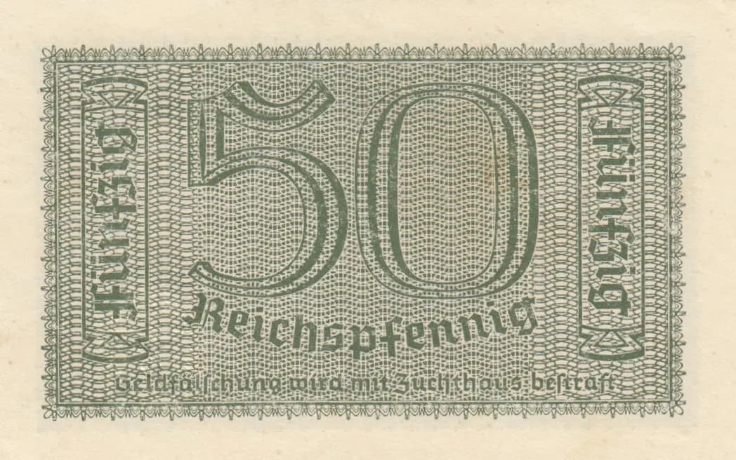50 reichspfennig 1940 from Germany , P-R135 (1940) — image 2