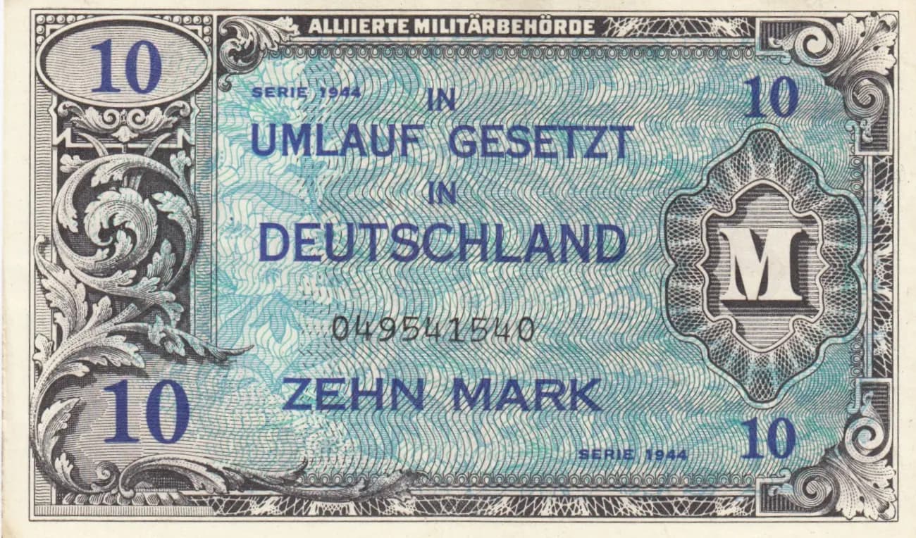 10 mark 1944 from Germany, P-194a (1944) — image 1