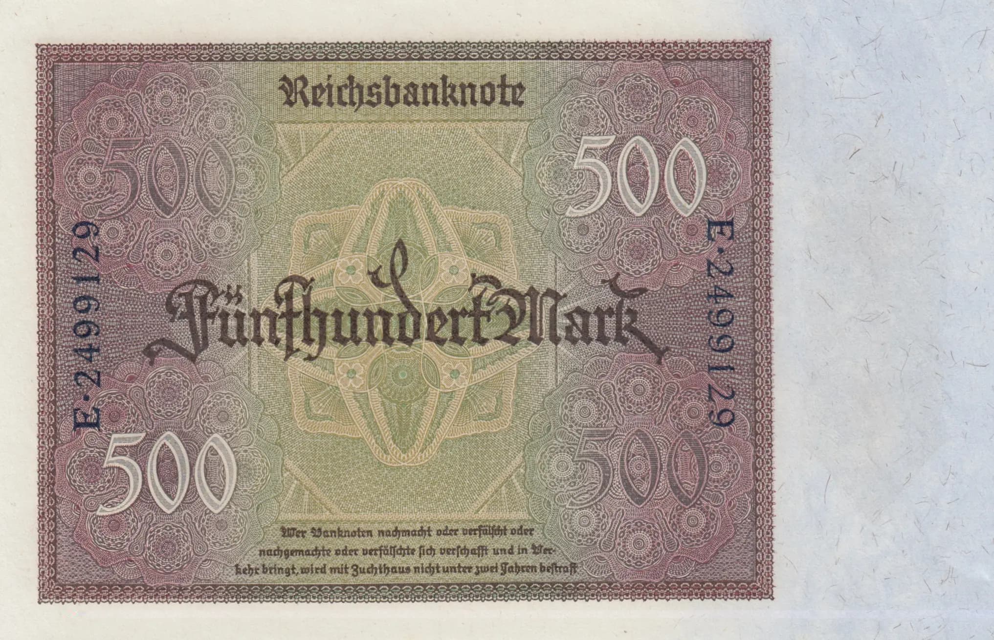 500 mark 1922 from Germany , P-73 (1922) — image 2
