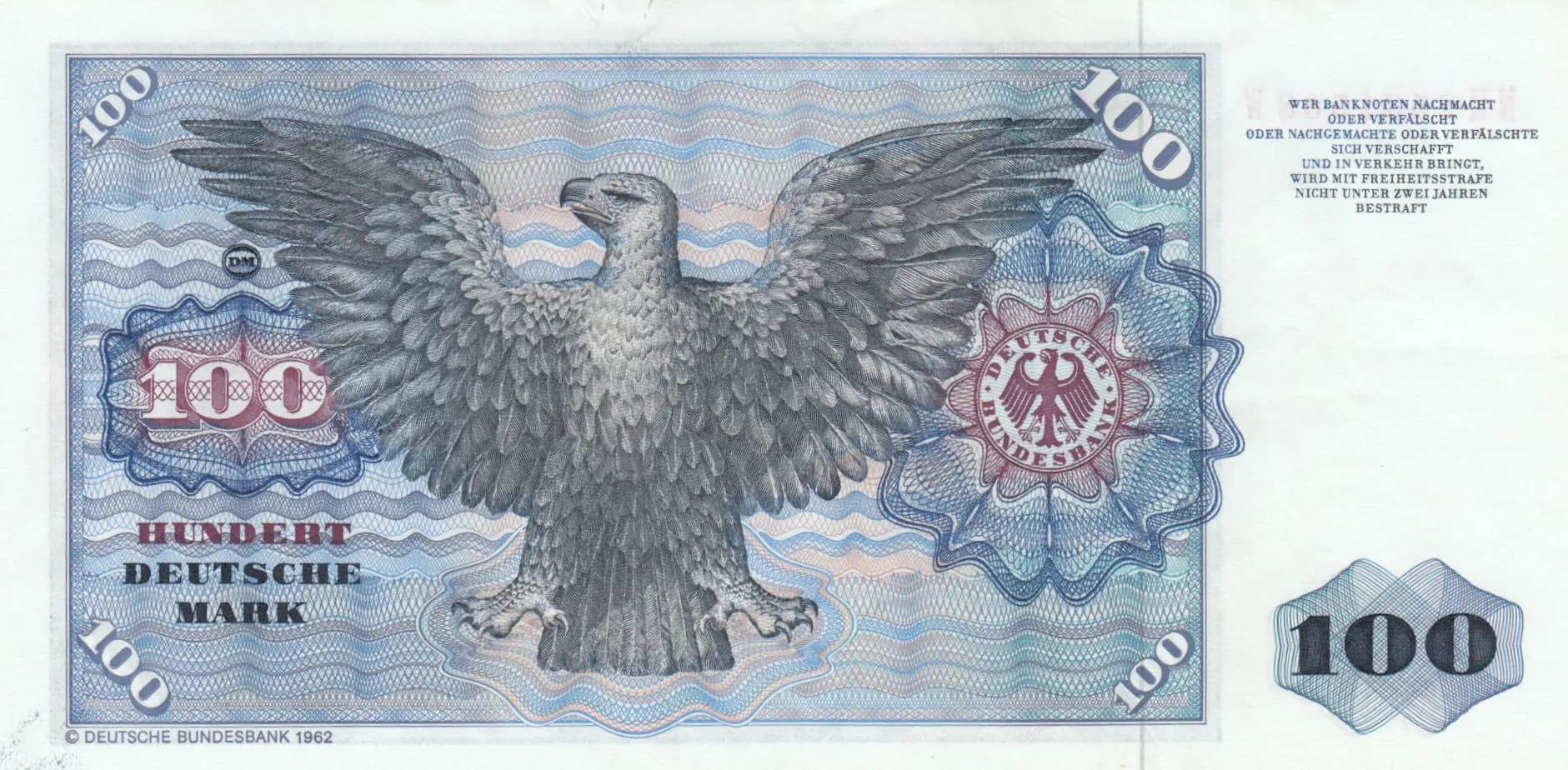 100 mark 1980 from Germany, Federal Republic, P-34d (1980) — image 2