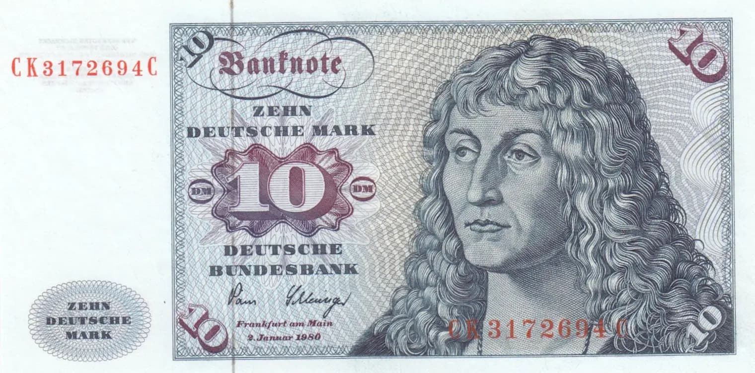 10 mark 1980 from Germany, Federal Republic, P-31d (1980) — image 1
