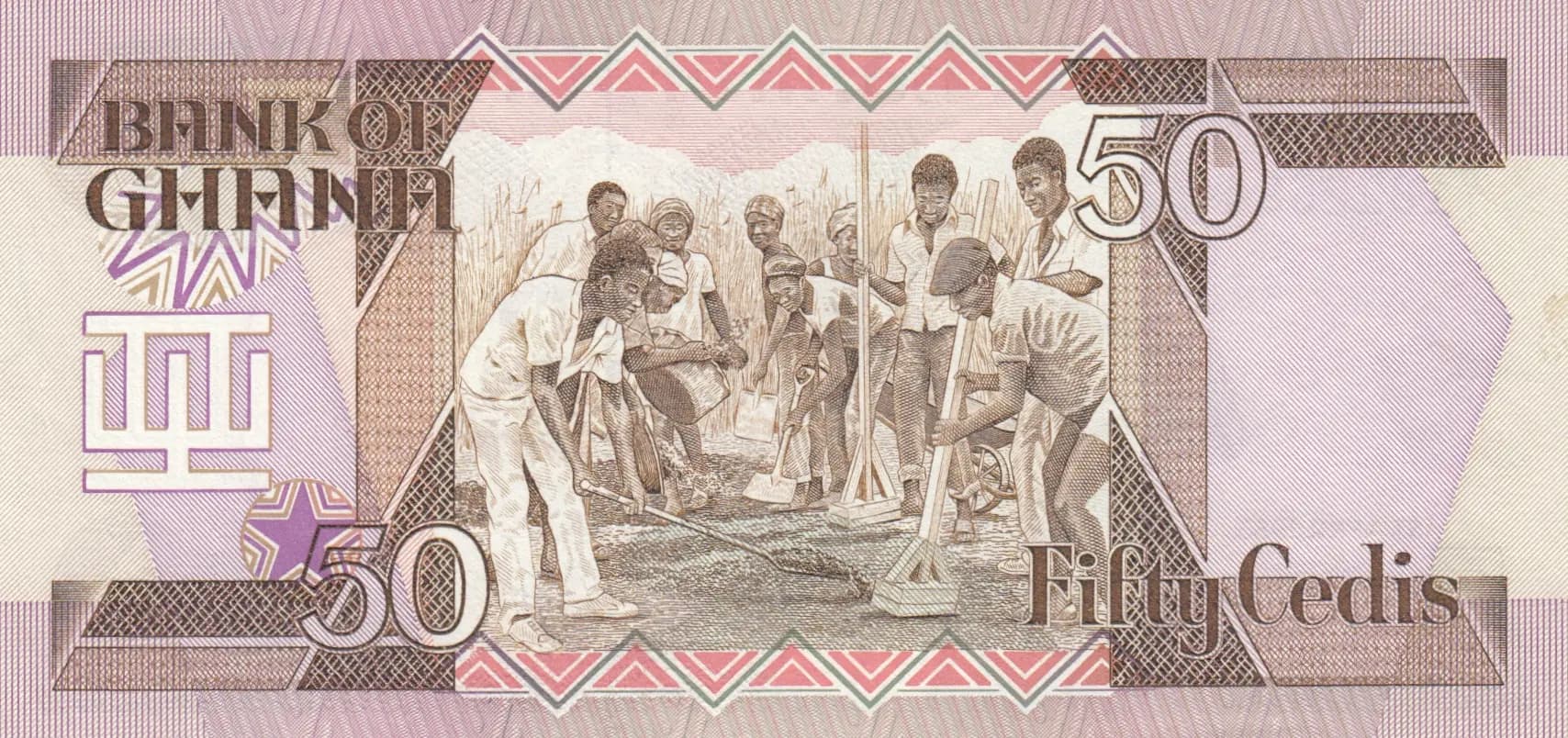 50 cedis 1983 from Ghana, P-25 (1983) — image 2
