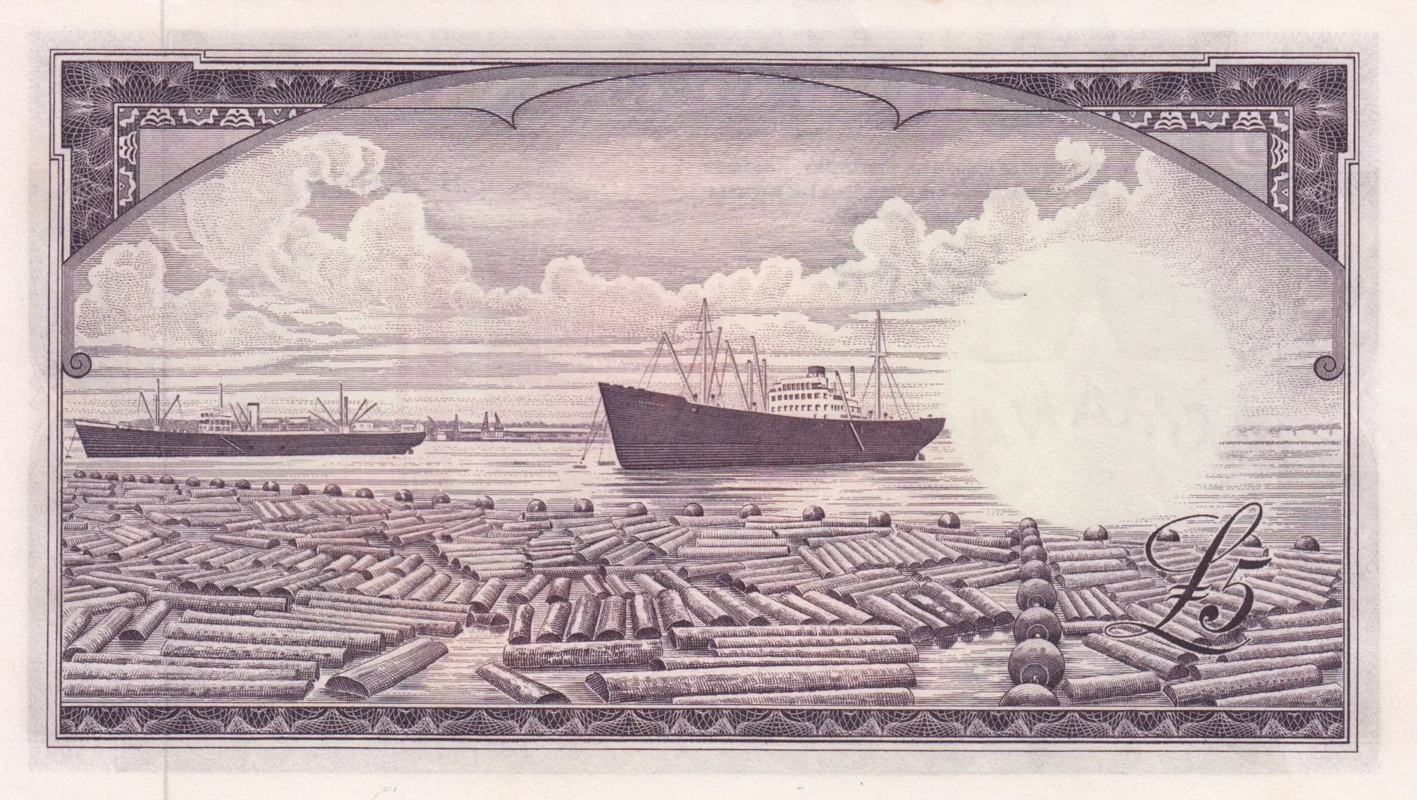 5 pounds 1962 from Ghana, P-3d (1962) — image 2