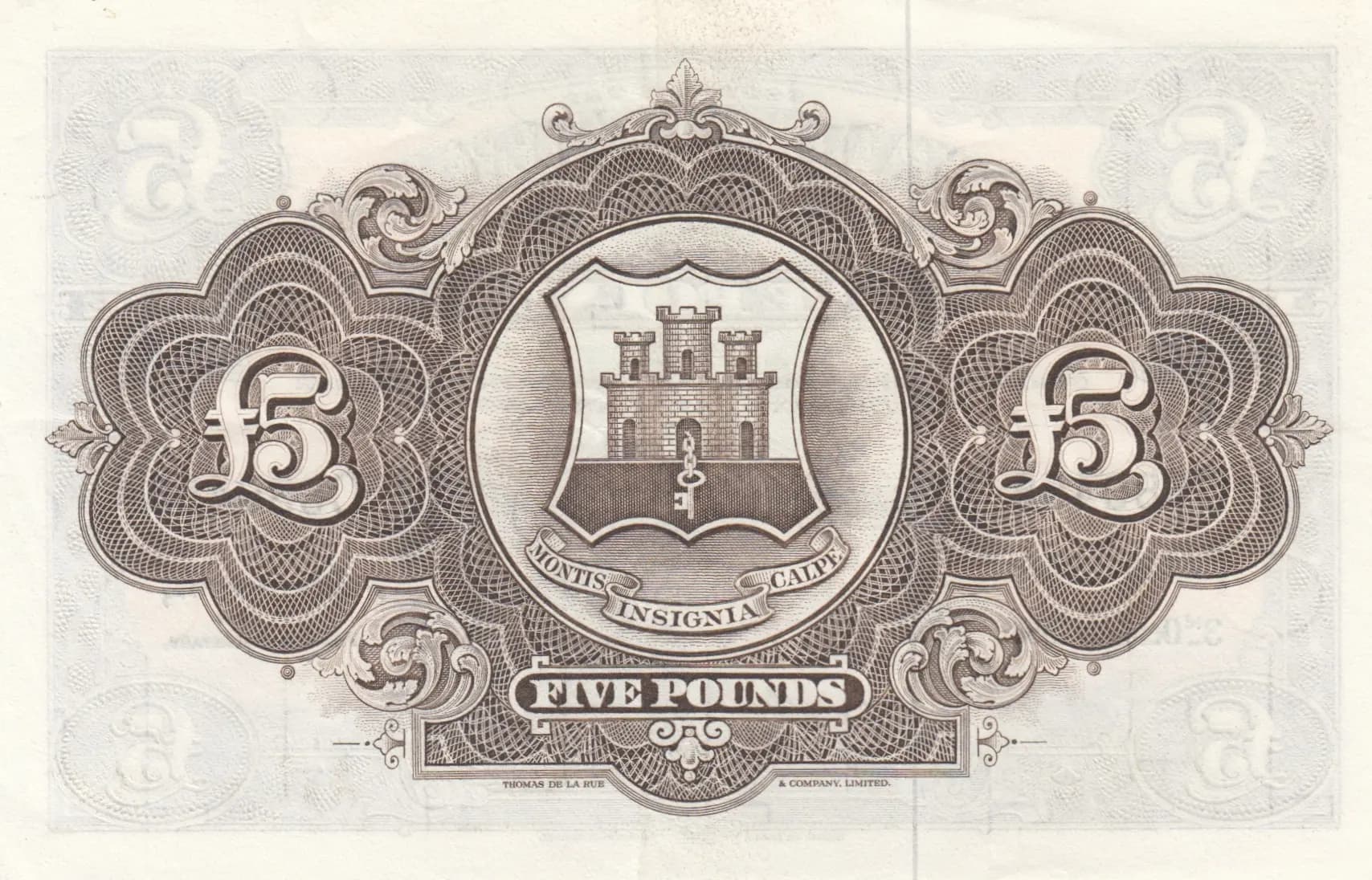 5 pounds 1958 from Gibraltar, P-16c (1958) — image 2