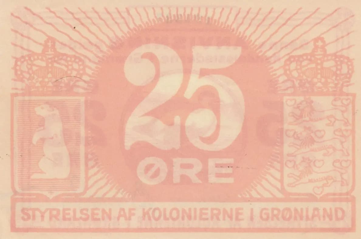 25 öre 1913 from Greenland, P-11c (1913) — image 2
