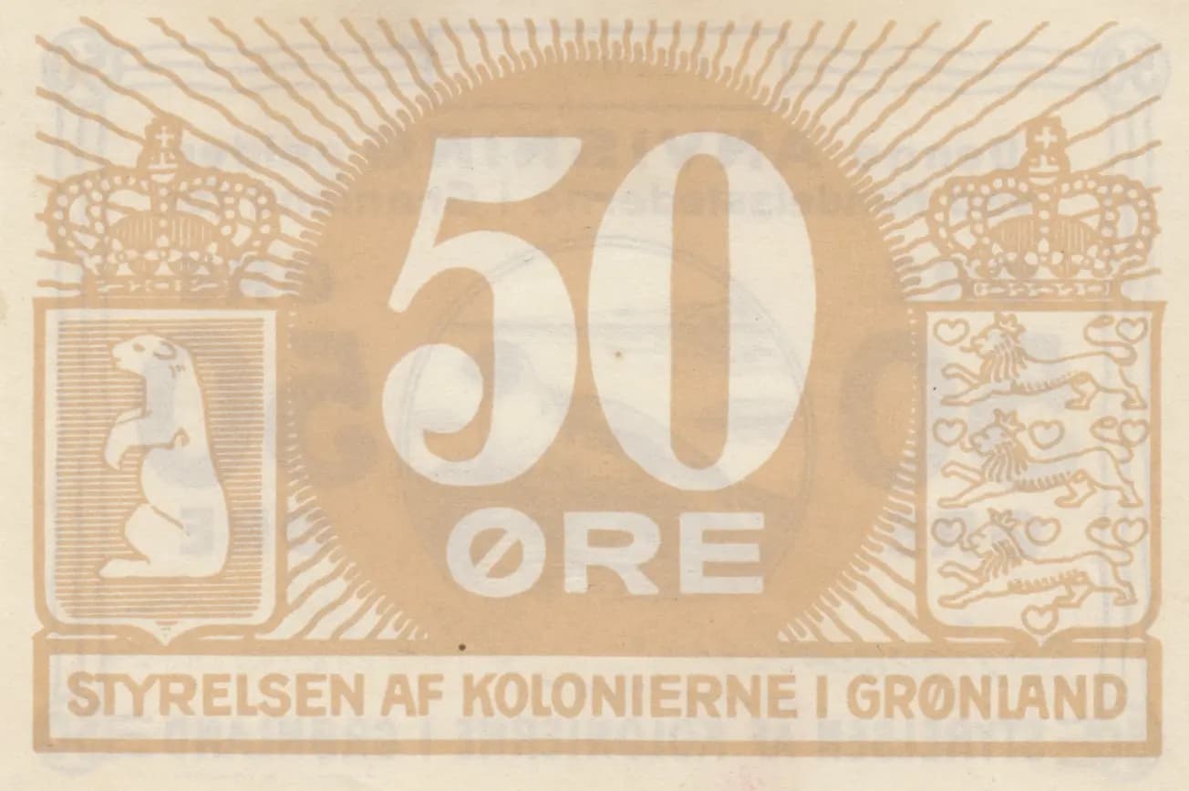 50 öre 1913 from Greenland, P-12c (1913) — image 2