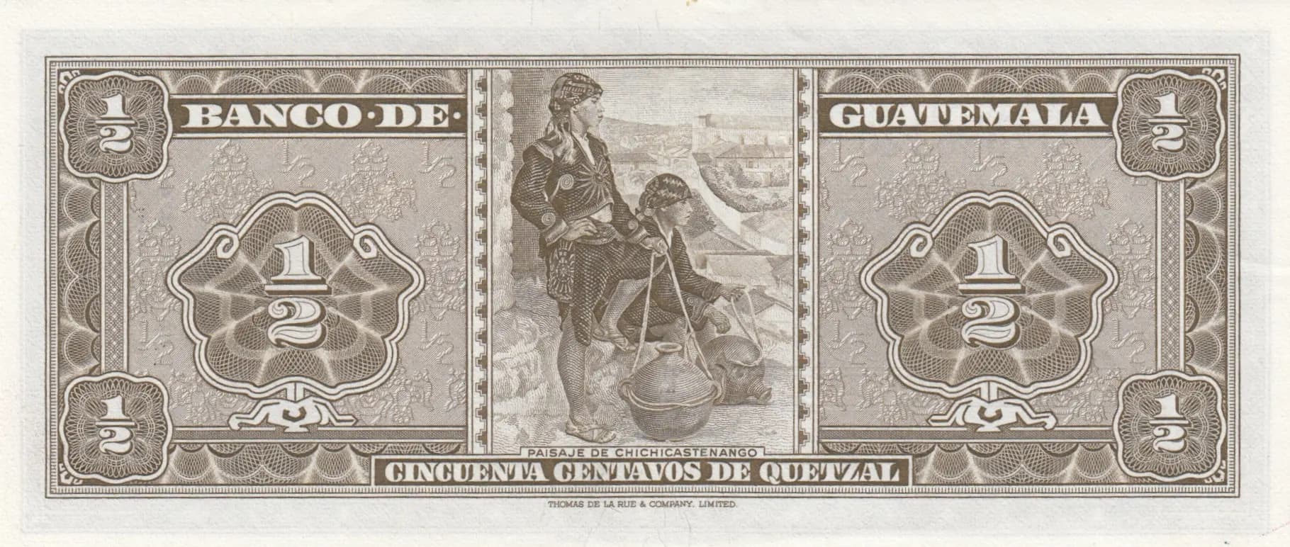 50 centavos 1971 from Guatemala, P-51h (1971) — image 2