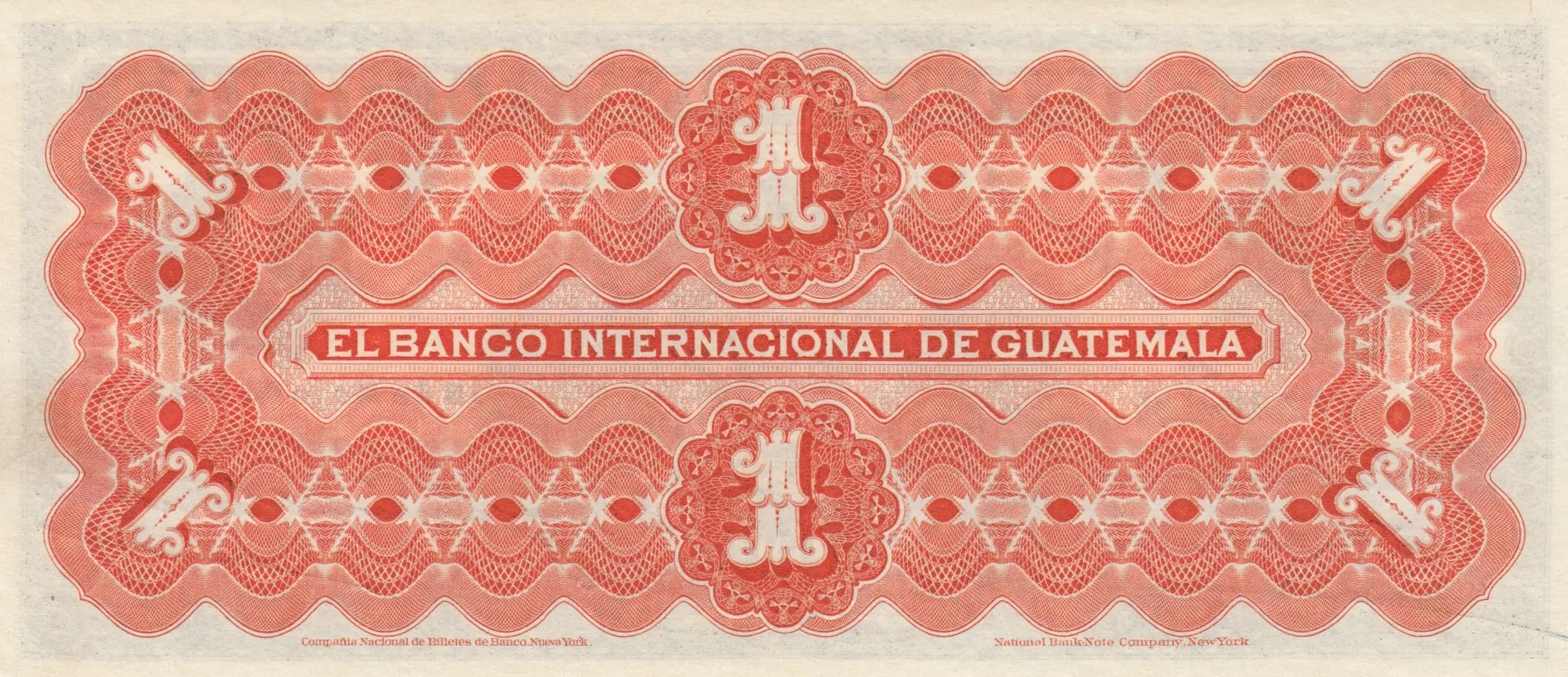 1 peso 1923 from Guatemala, P-S153b (1923) — image 2