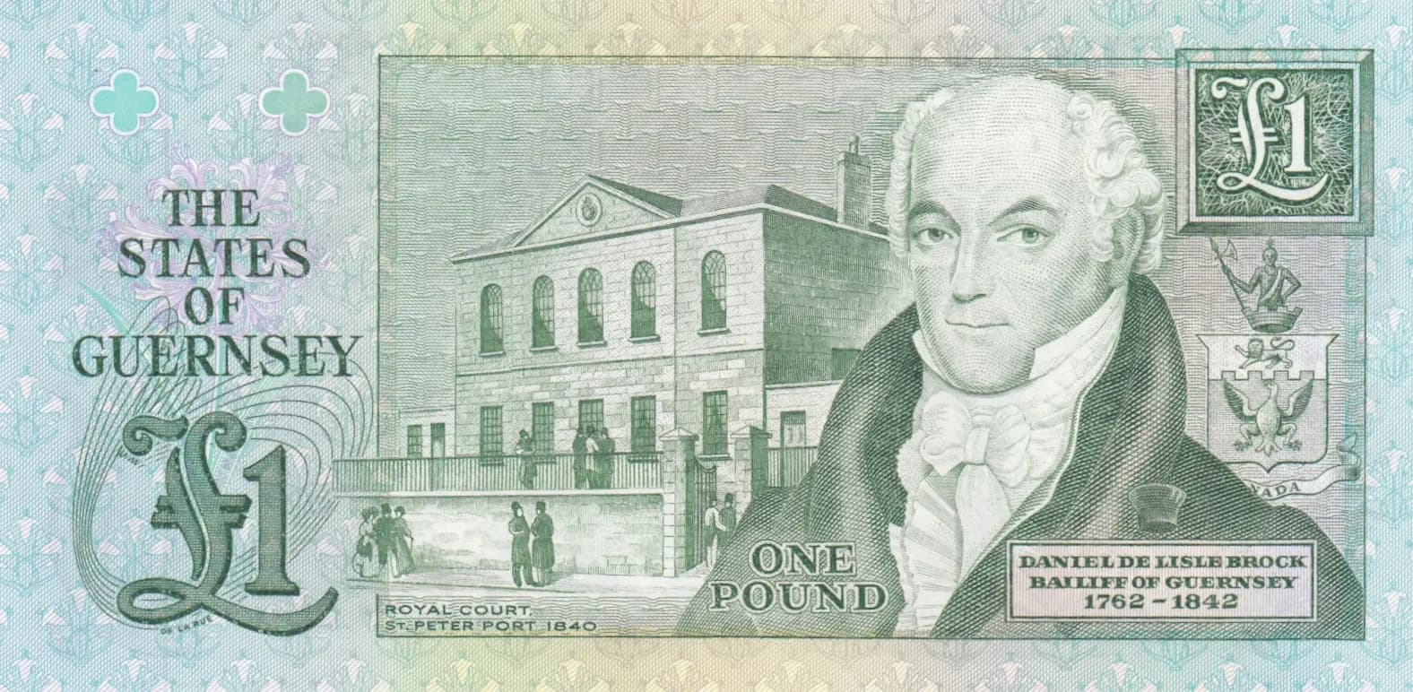 1 pound 1980 from Guernsey, P-48a (1980) — image 2