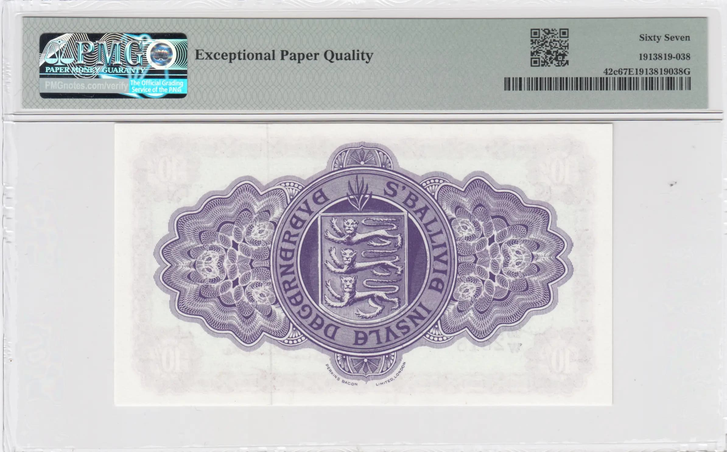 10 shillings 1966 from Guernsey, P-42c (1966) — image 2