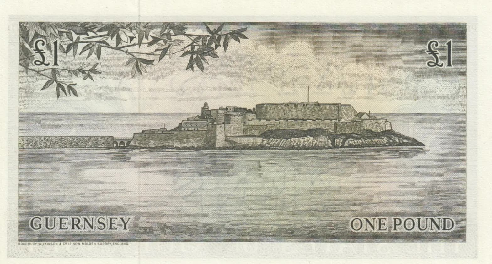 1 pound 1969 from Guernsey, P-45a (1969) — image 2