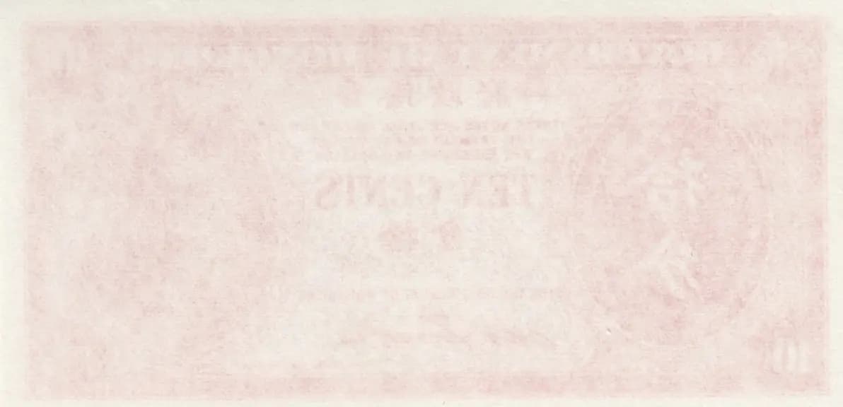 10 cents 1945 from Hong Kong, P-323 (1945) — image 2