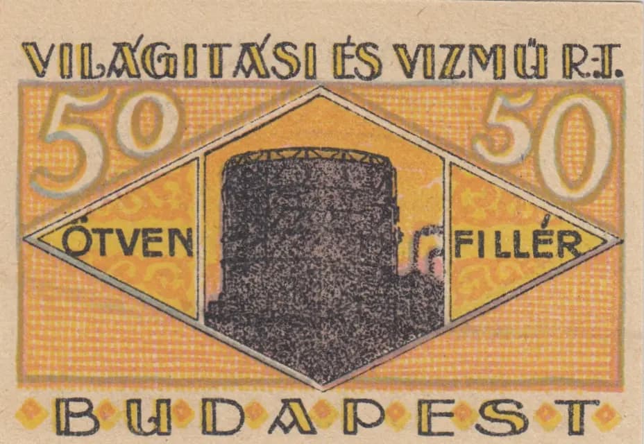 50 filler 1920 from Hungary, P-unlisted (1920) — image 2