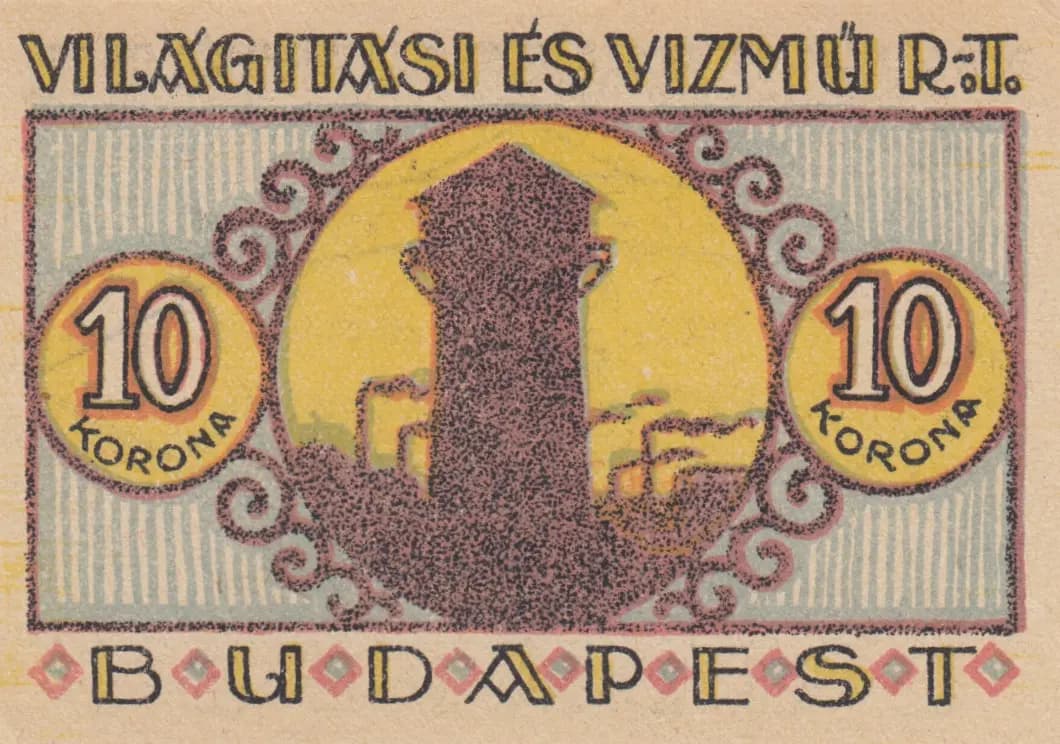 10 korona 1920 from Hungary, P-unlisted (1920) — image 2