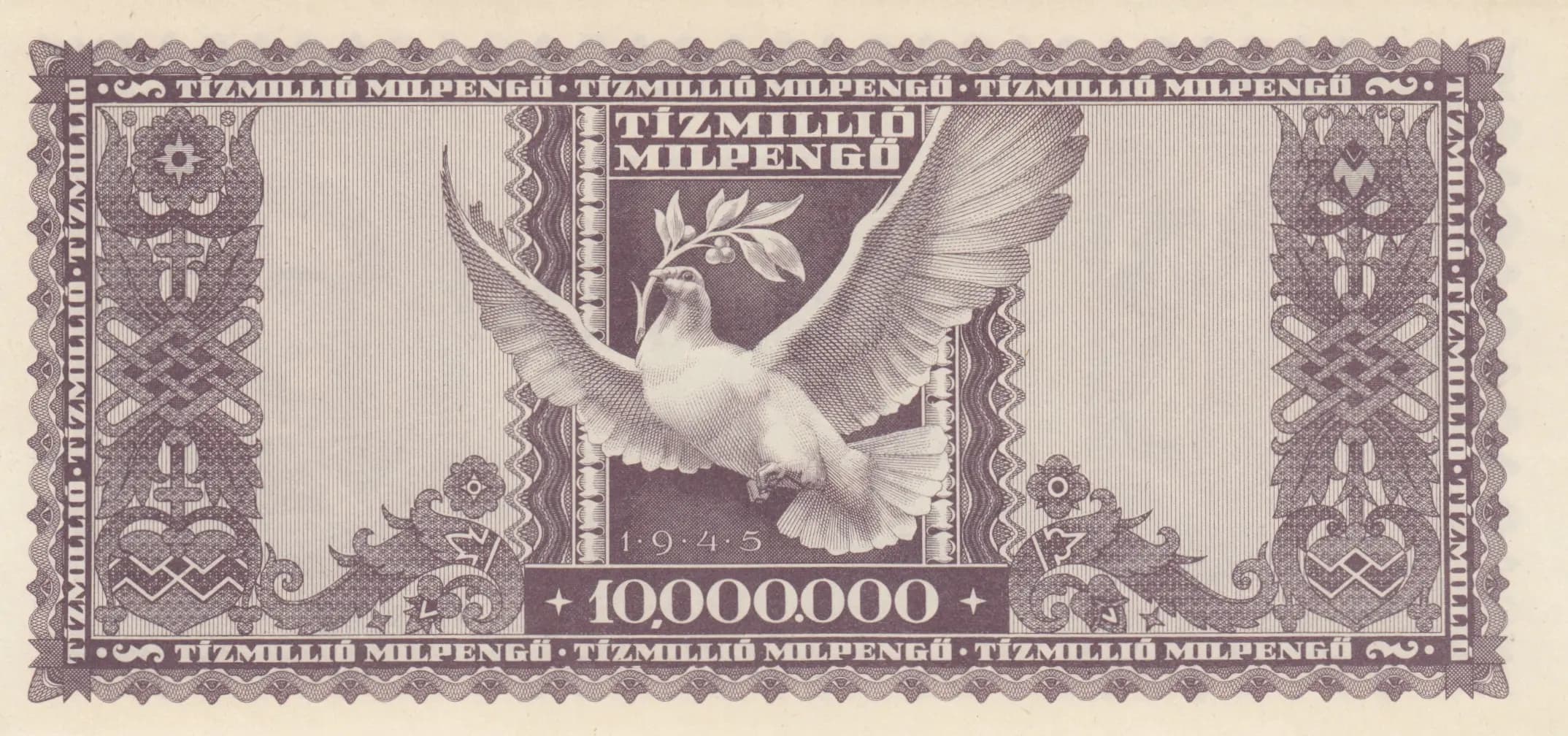 10 000 000 milpengö 1946 from Hungary, P-129 (1946) — image 2