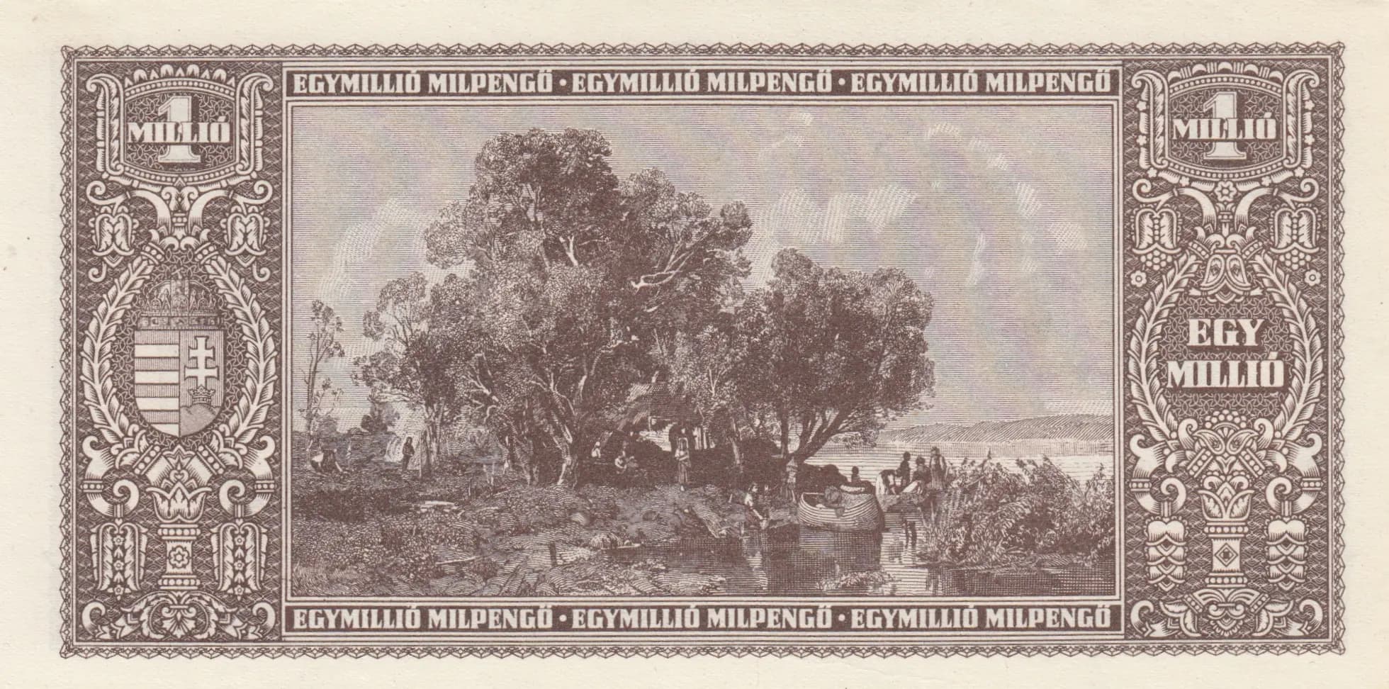 1 000 000 milpengö 1946 from Hungary, P-128 (1946) — image 2