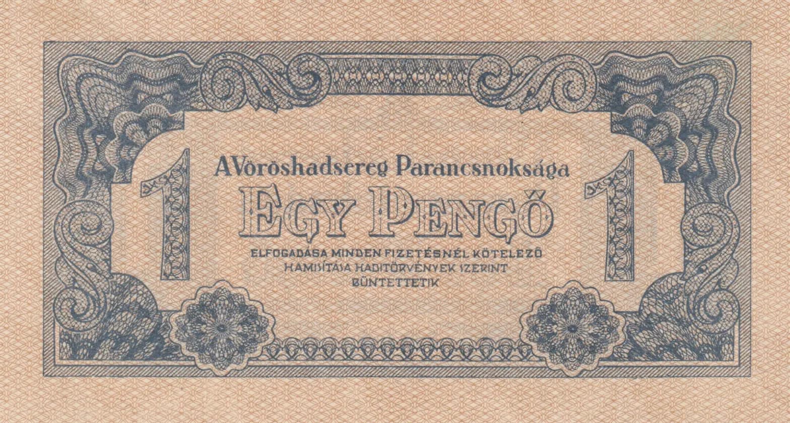 1 pengö 1944 from Hungary, P-M2a (1944) — image 1