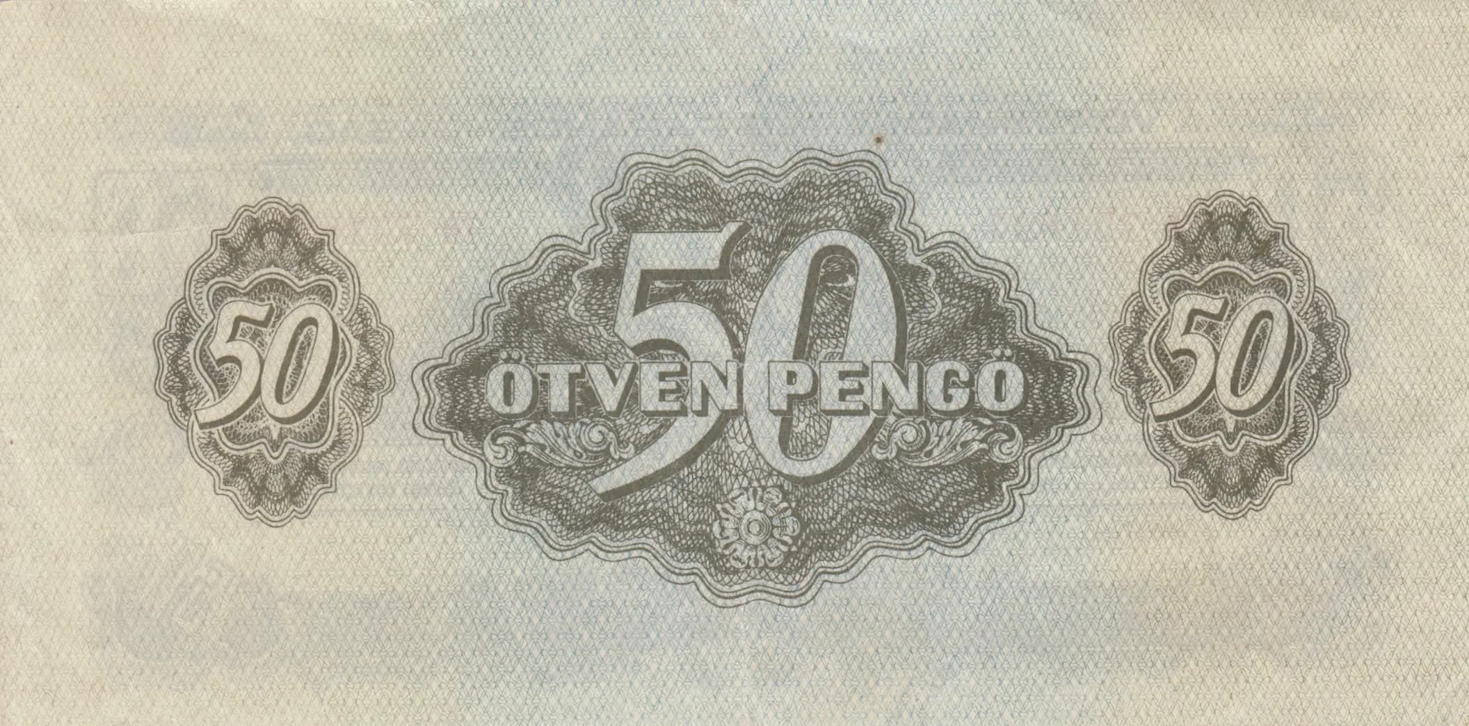 50 pengö 1944 from Hungary, P-M7 (1944) — image 2