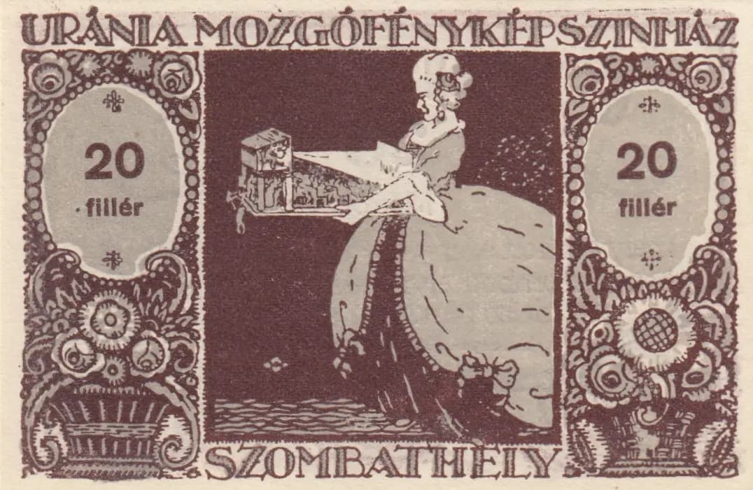 20 filler 1920 from Hungary, P-unlisted (1920) — image 2