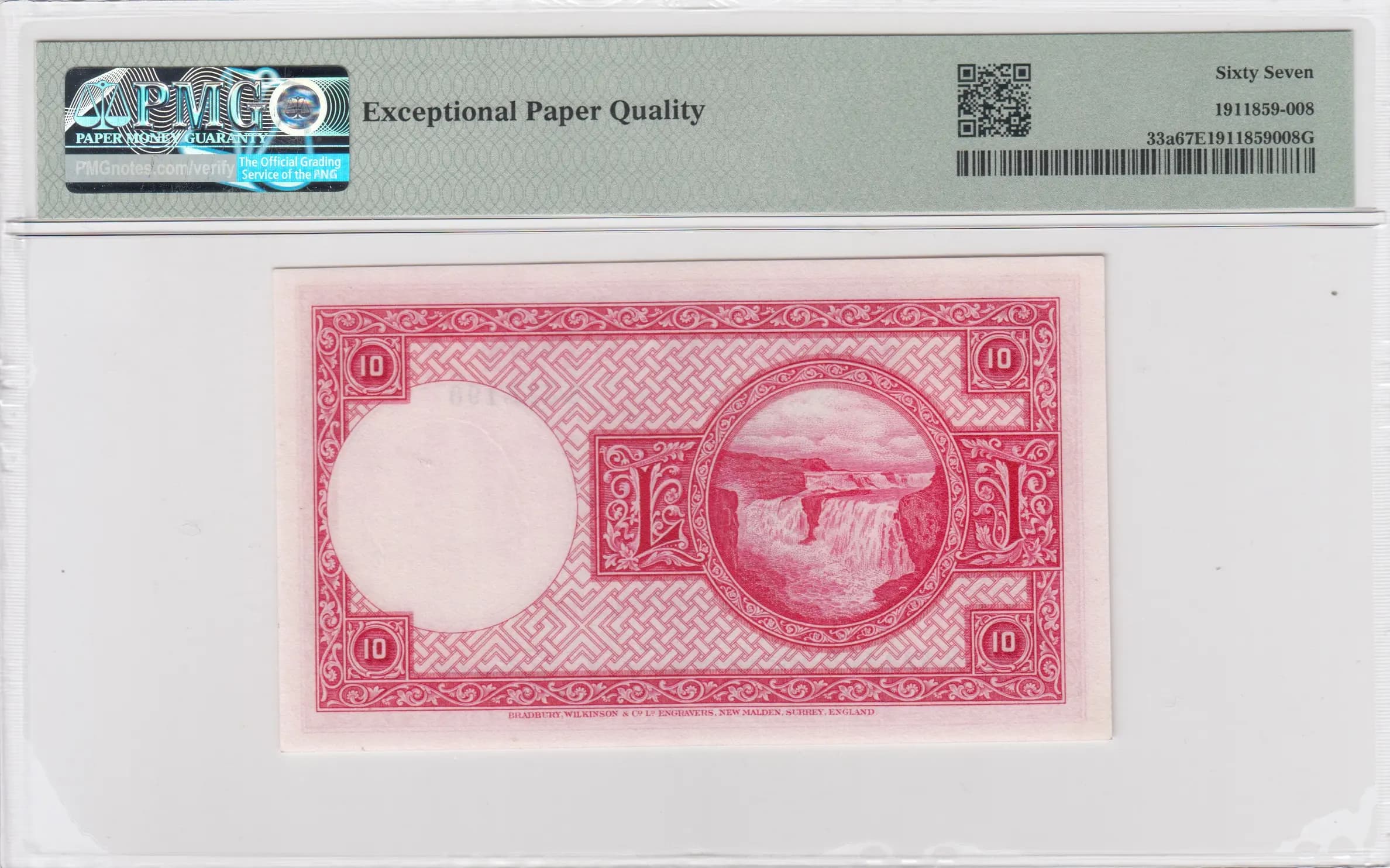 10 kronur 1948 from Iceland, P-33a (1948) — image 2