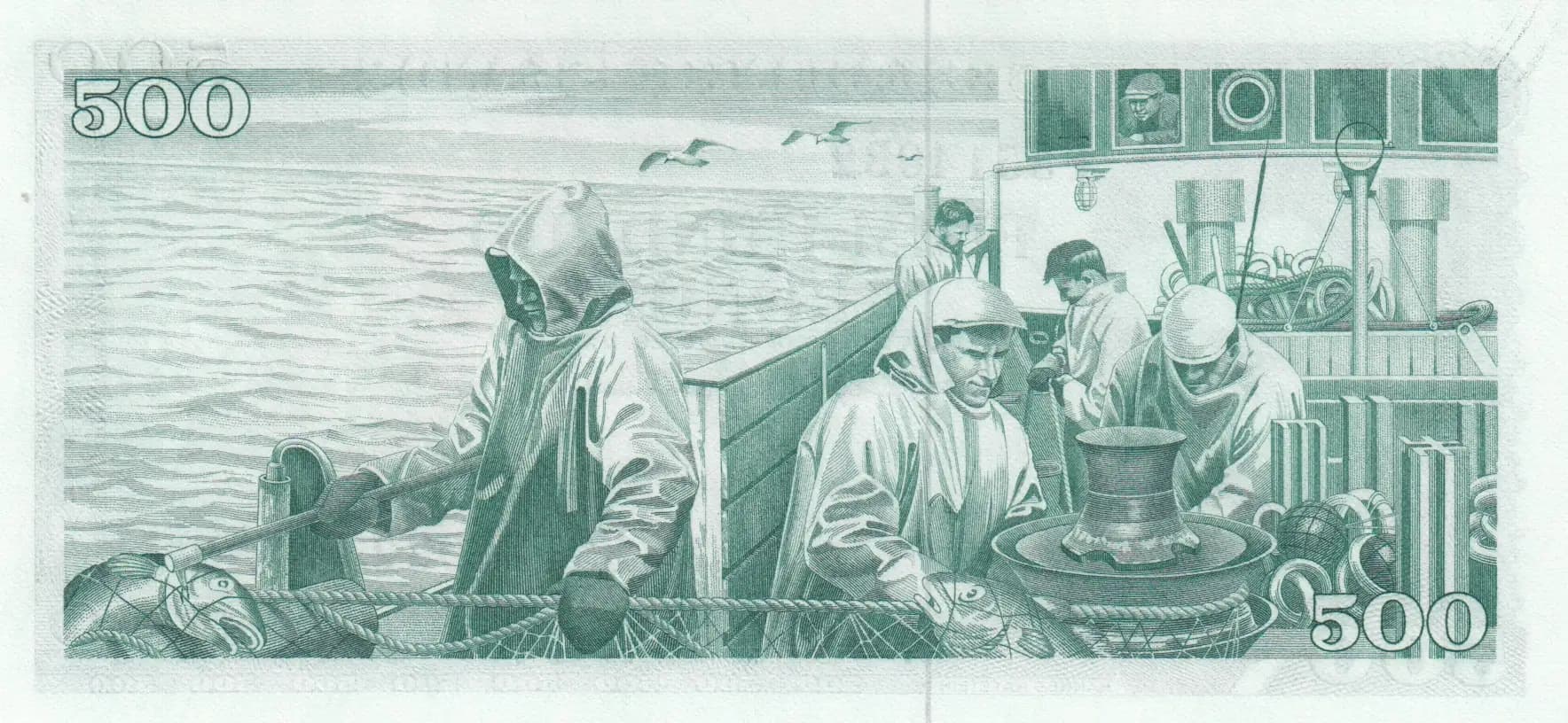 500 kronur 1961  from Iceland, P-45(2) (1961) — image 2