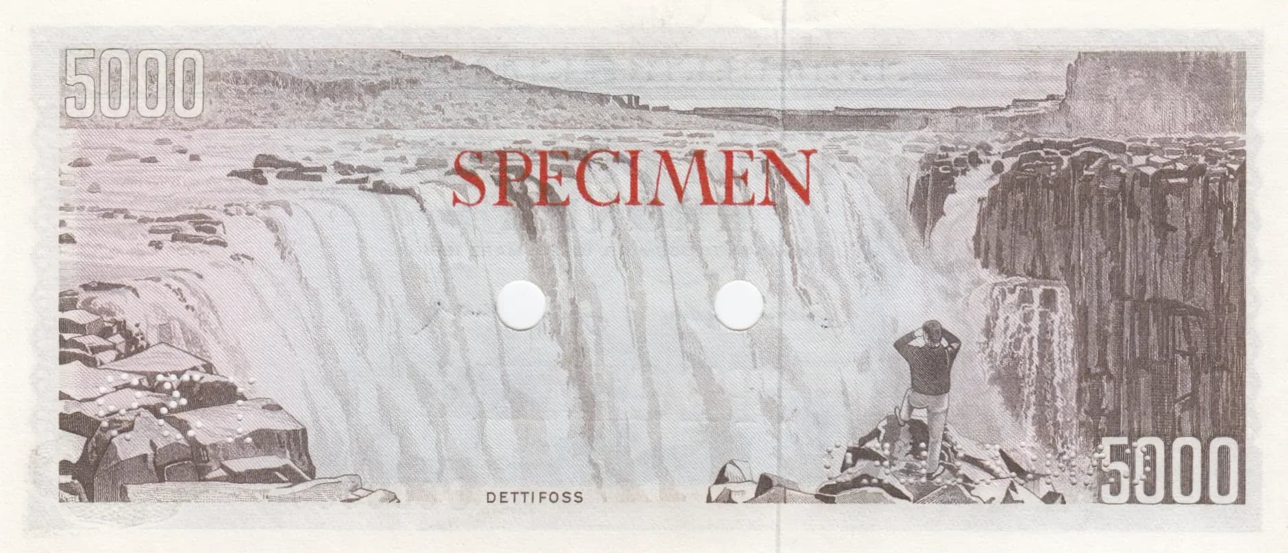 5000 kronur 1961 specimen from Iceland, P-47s (1961) — image 2