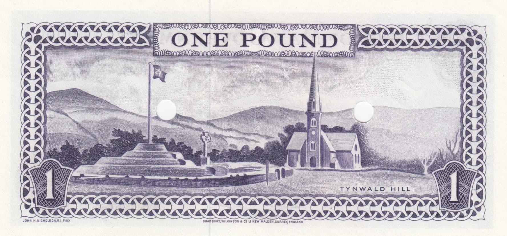 1 pound 1961 specimen from Isle of Man, P-25as (1961) — image 2
