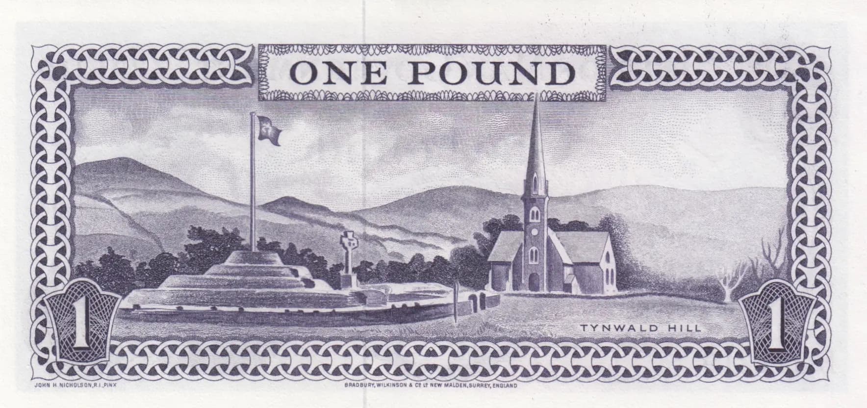 1 pound 1967 from Isle of Man, P-25b (1967) — image 2