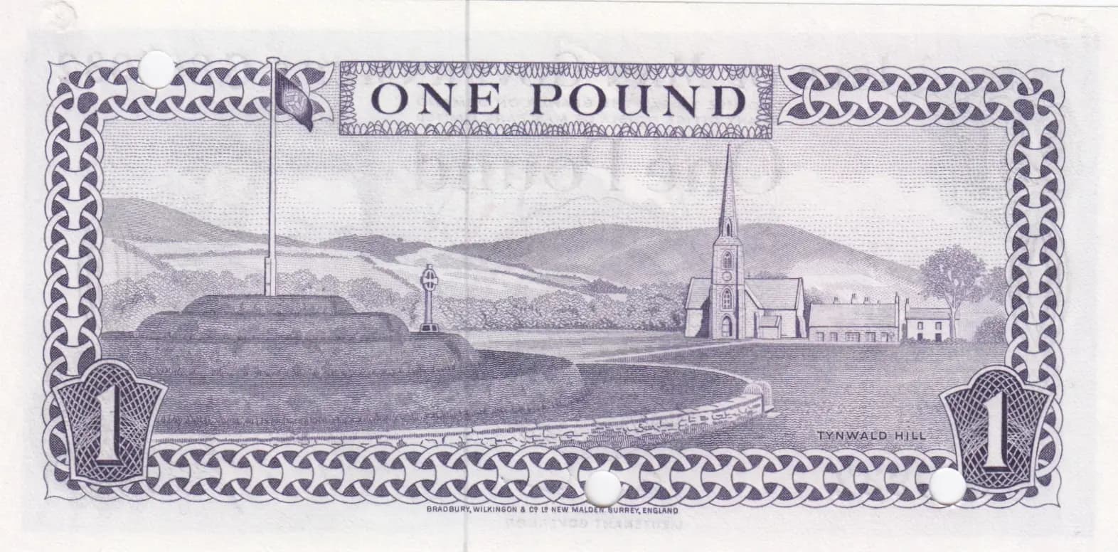 1 pound 1975 specimen from Isle of Man, P-29ds (1975) — image 2