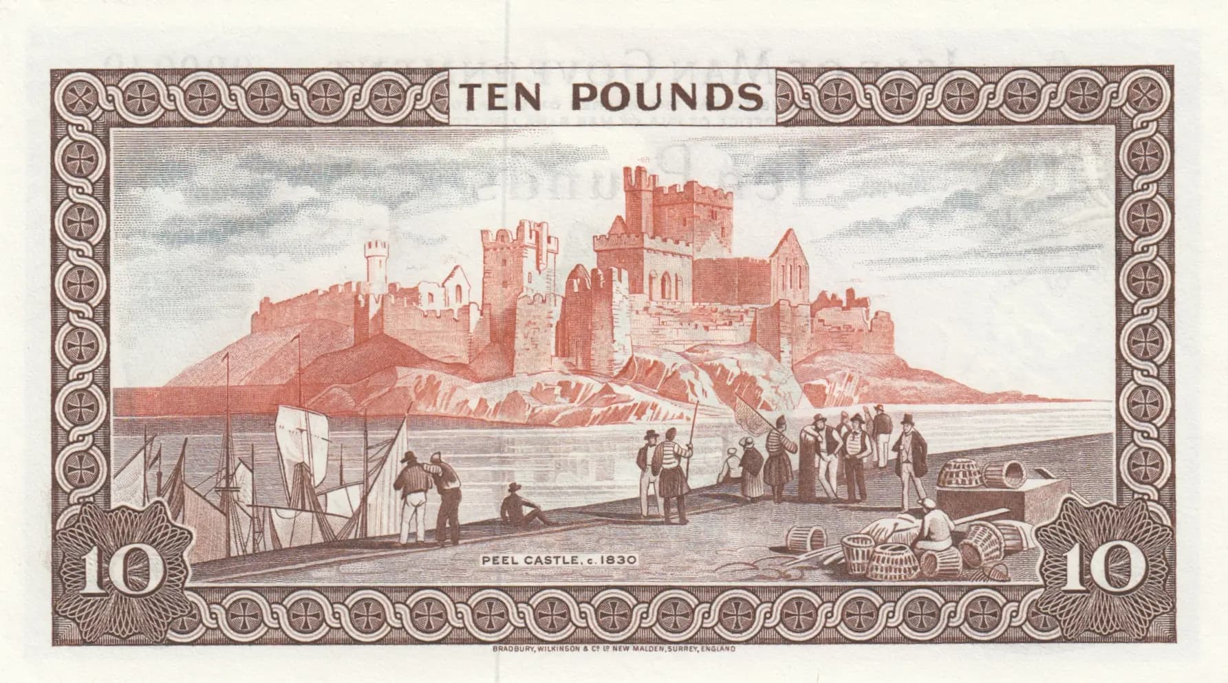 10 pounds 1972 from Isle of Man, P-31a (1972) — image 2