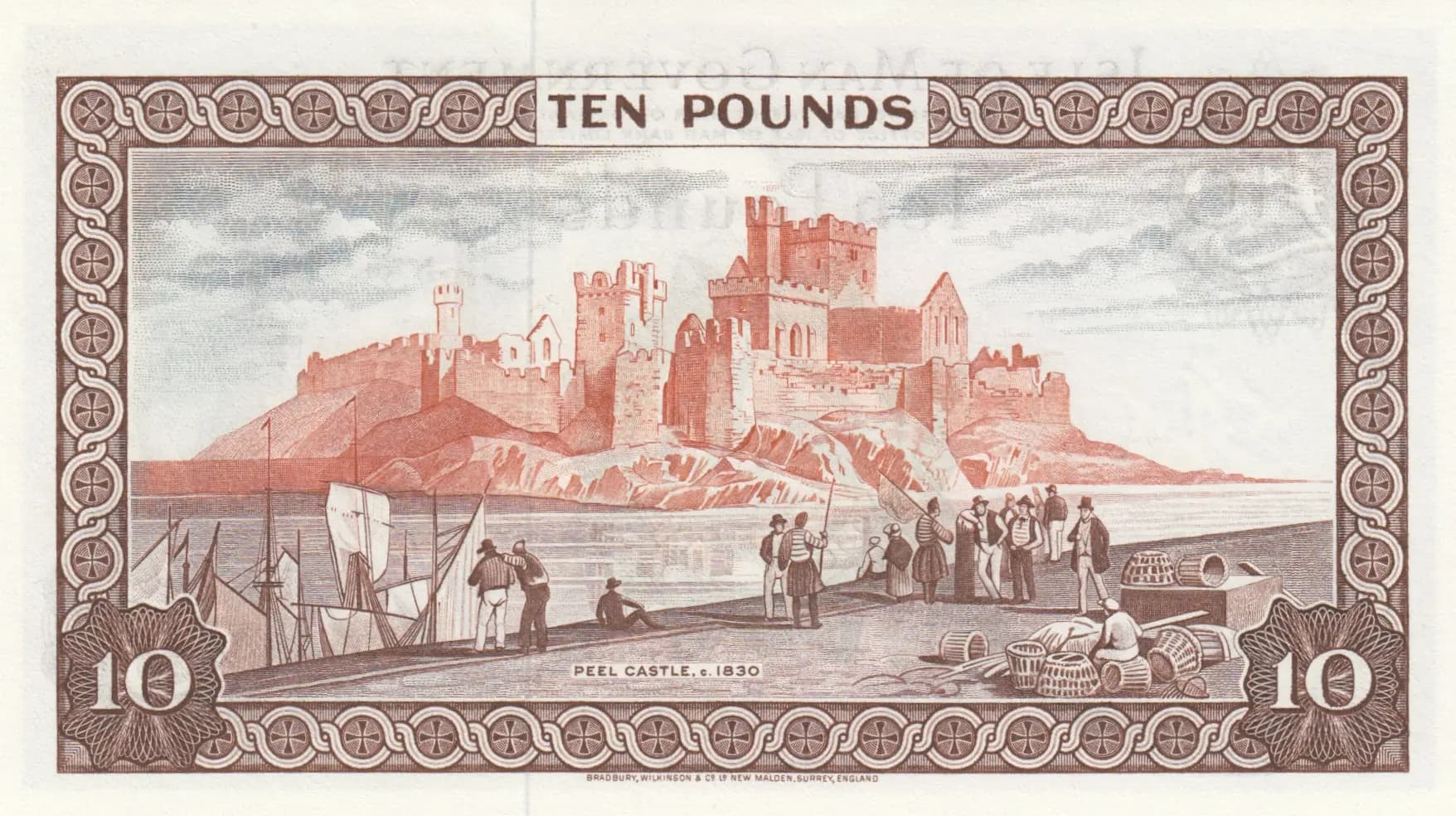 10 pounds 1974 from Isle of Man, P-31b (1974) — image 2