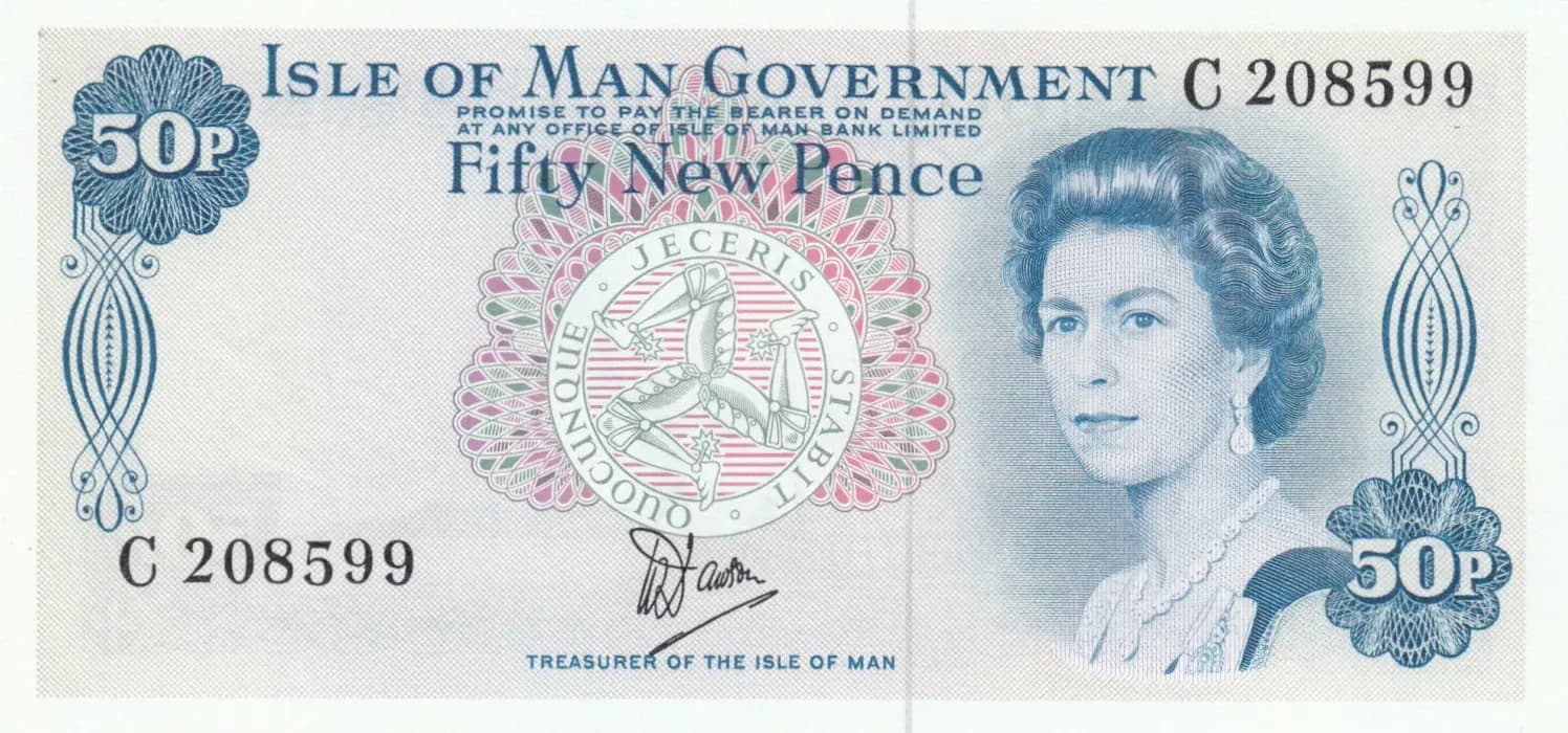 50 new pence 1979 from Isle of Man, P-33 (1979) — image 1